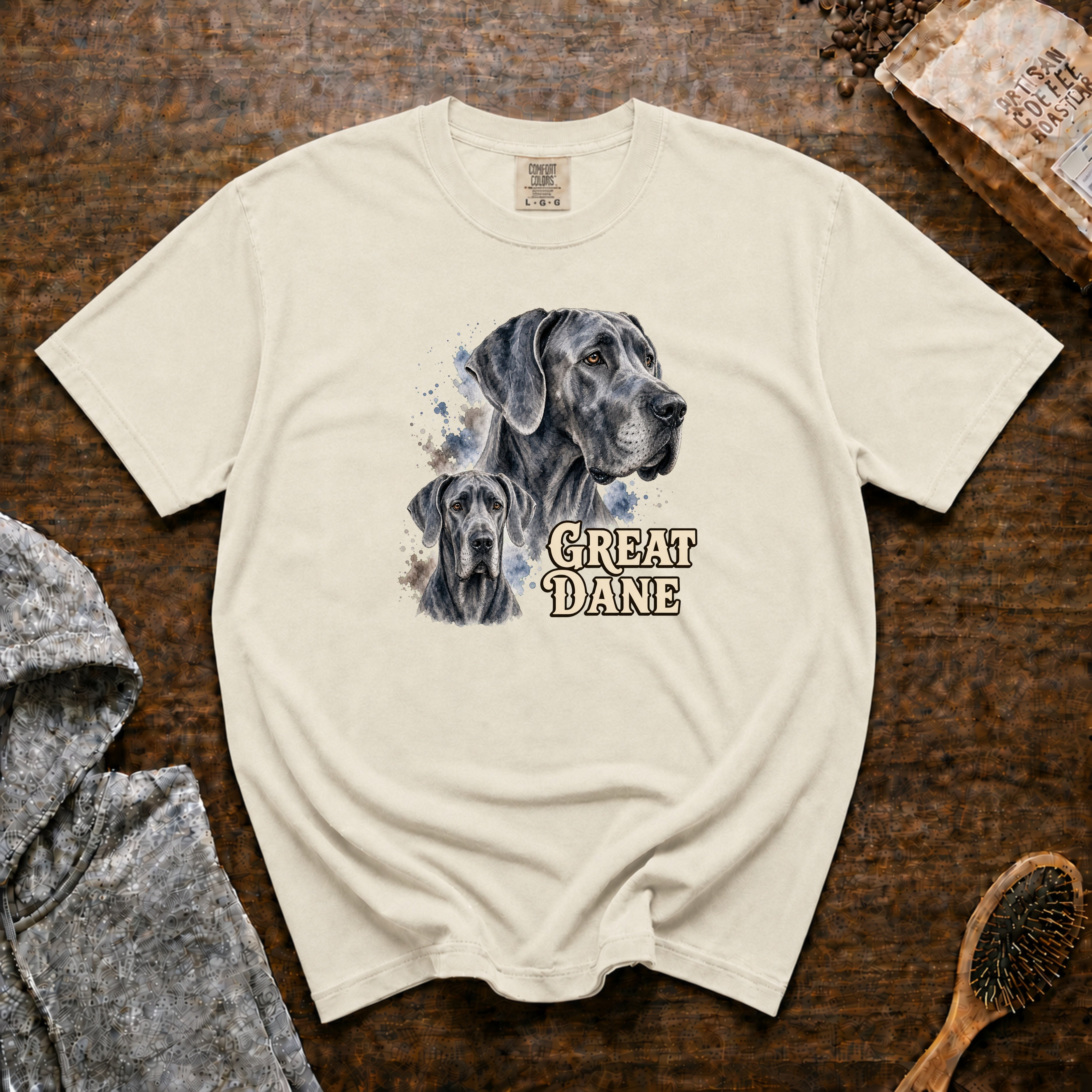 Great Dane T-Shirt — Ivory