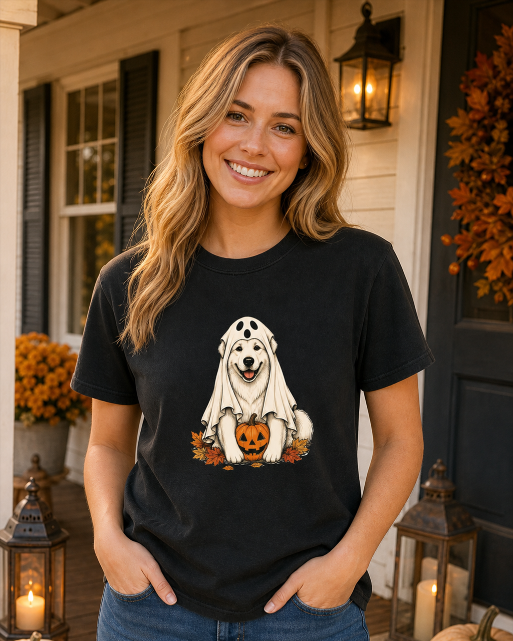 Great Pyrenees Halloween T-Shirt