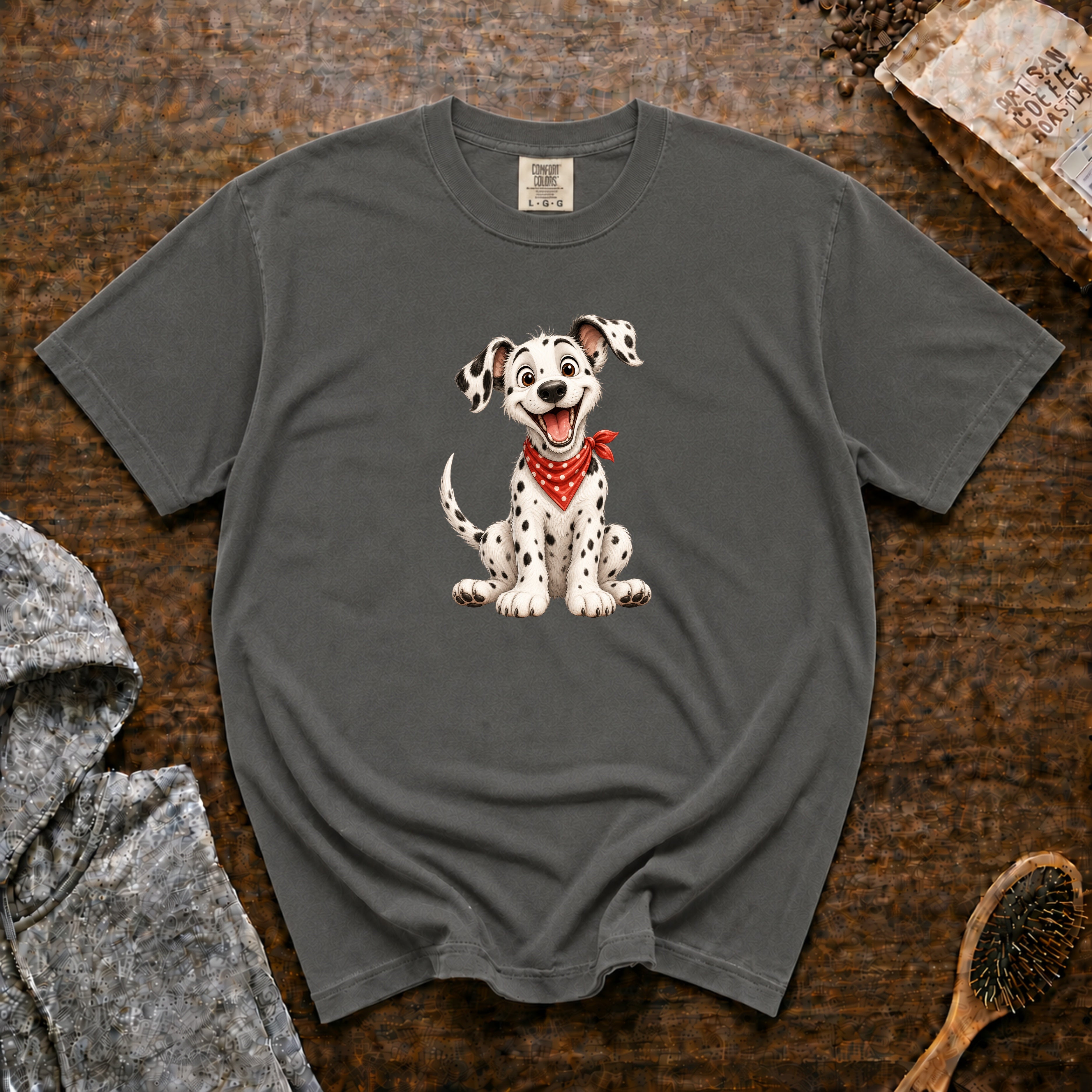 Grinning Dalmatian T-Shirt — Pepper