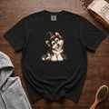 Halloween Alaskan Malamute T-Shirt — Black