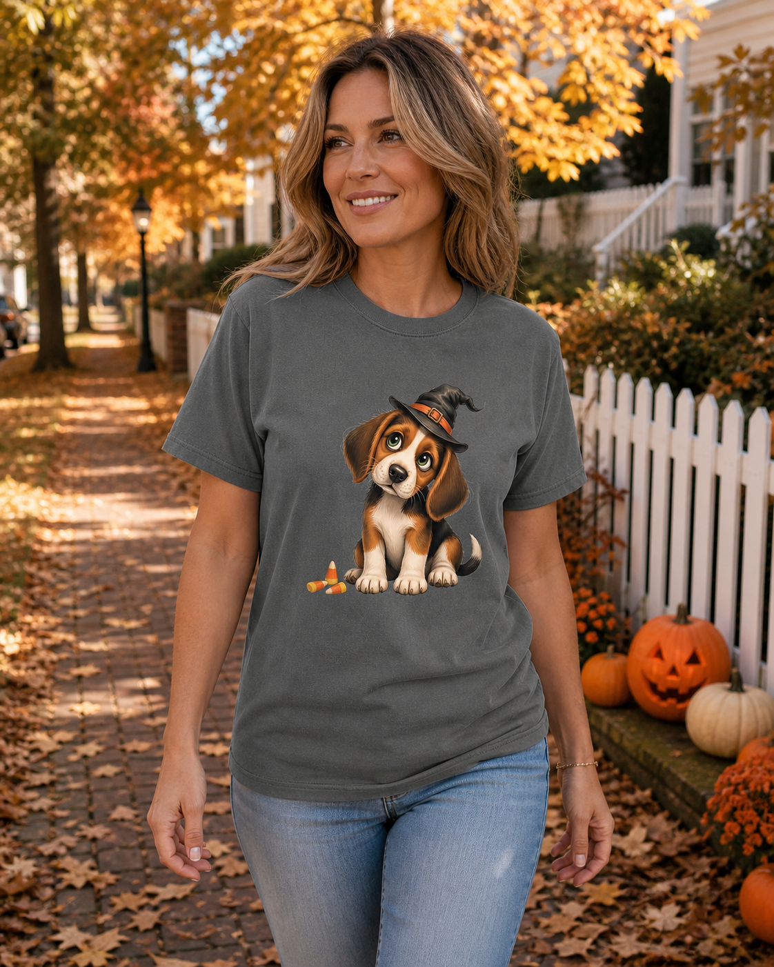 Halloween Beagle T-Shirt | Cute Spooky Dog Shirt for Beagle Lovers