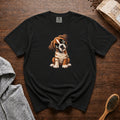 Halloween Boxer T-Shirt — Black