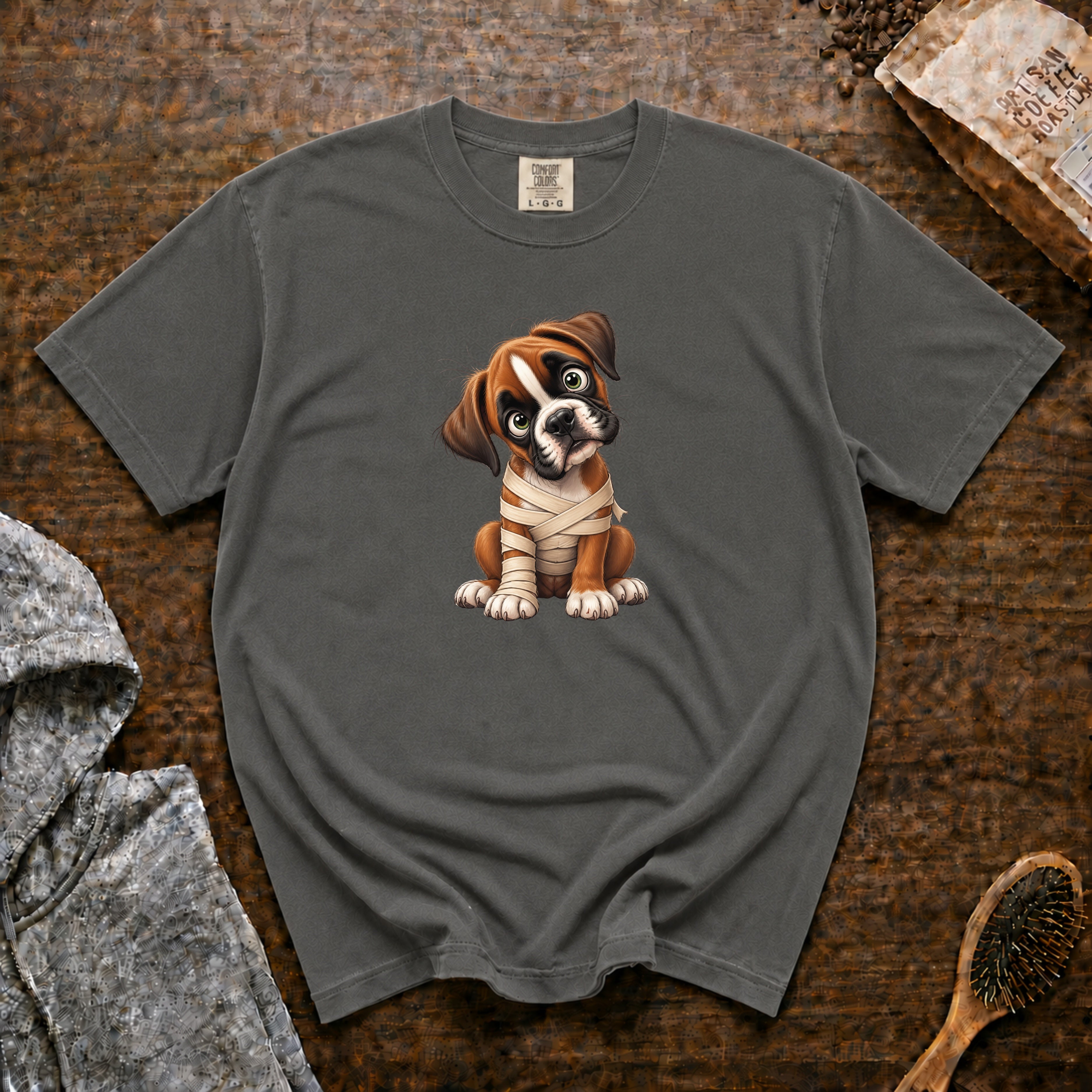 Halloween Boxer T-Shirt — Pepper