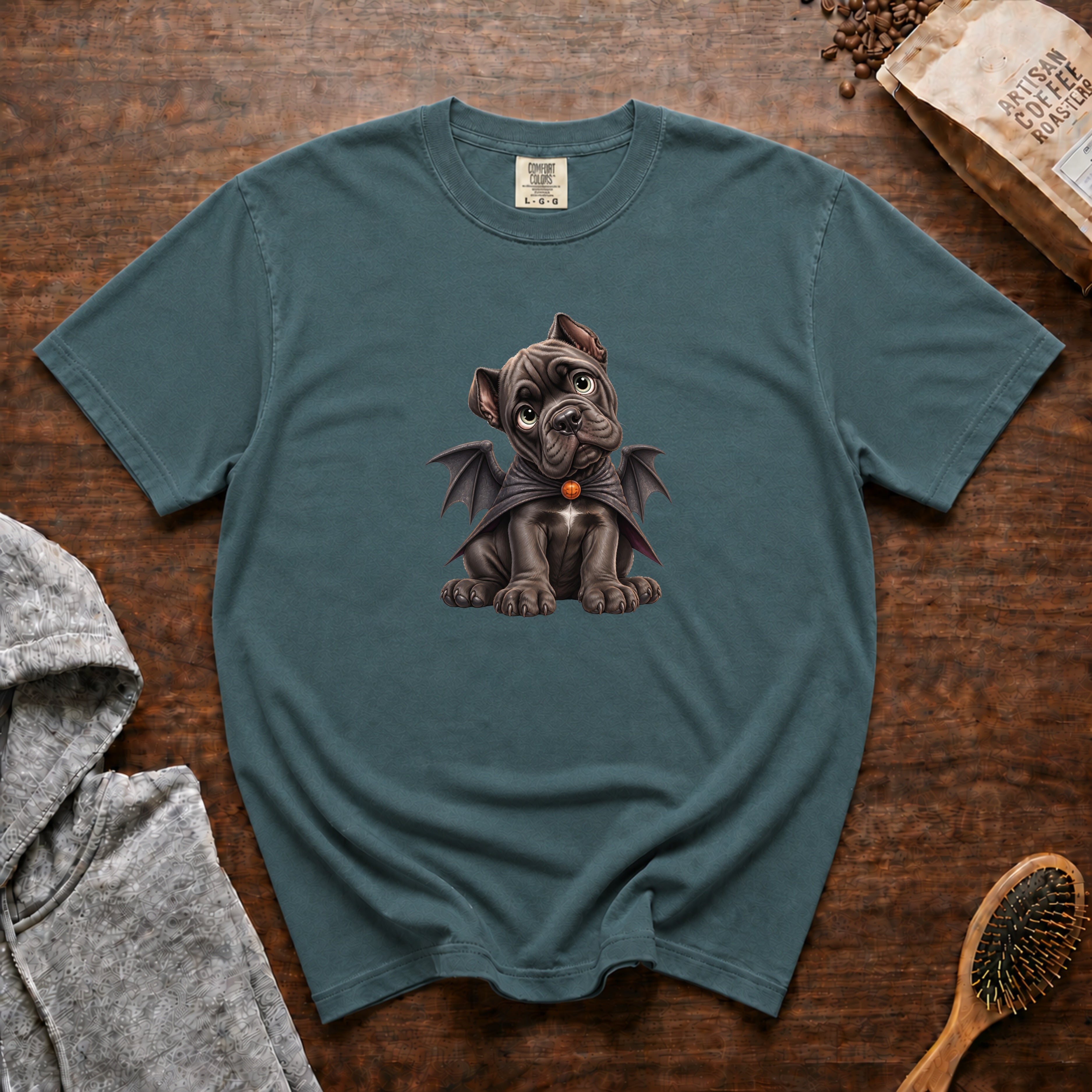 Halloween Cane Corso T-Shirt — Blue Spruce