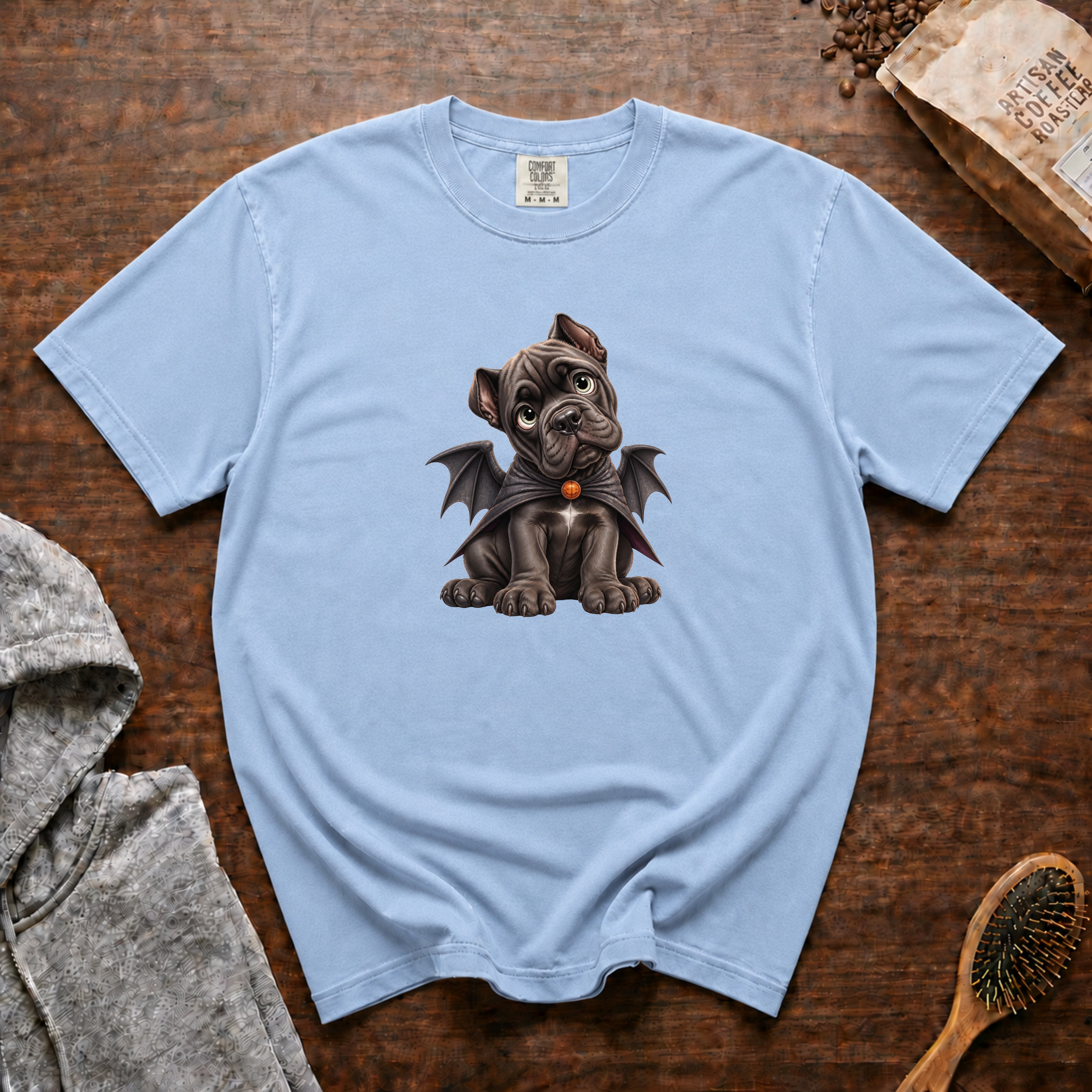Halloween Cane Corso T-Shirt — Chambray