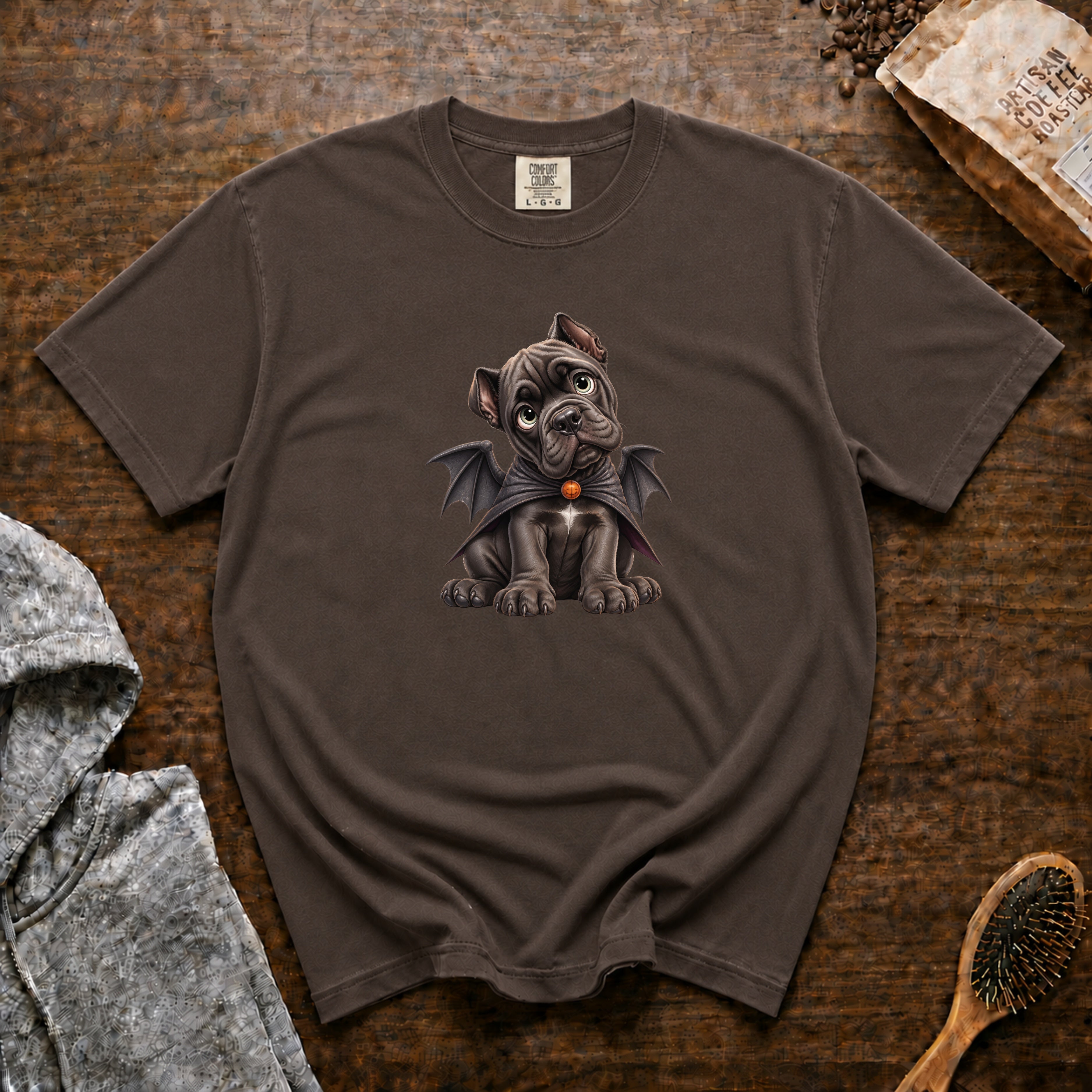Halloween Cane Corso T-Shirt — Espresso