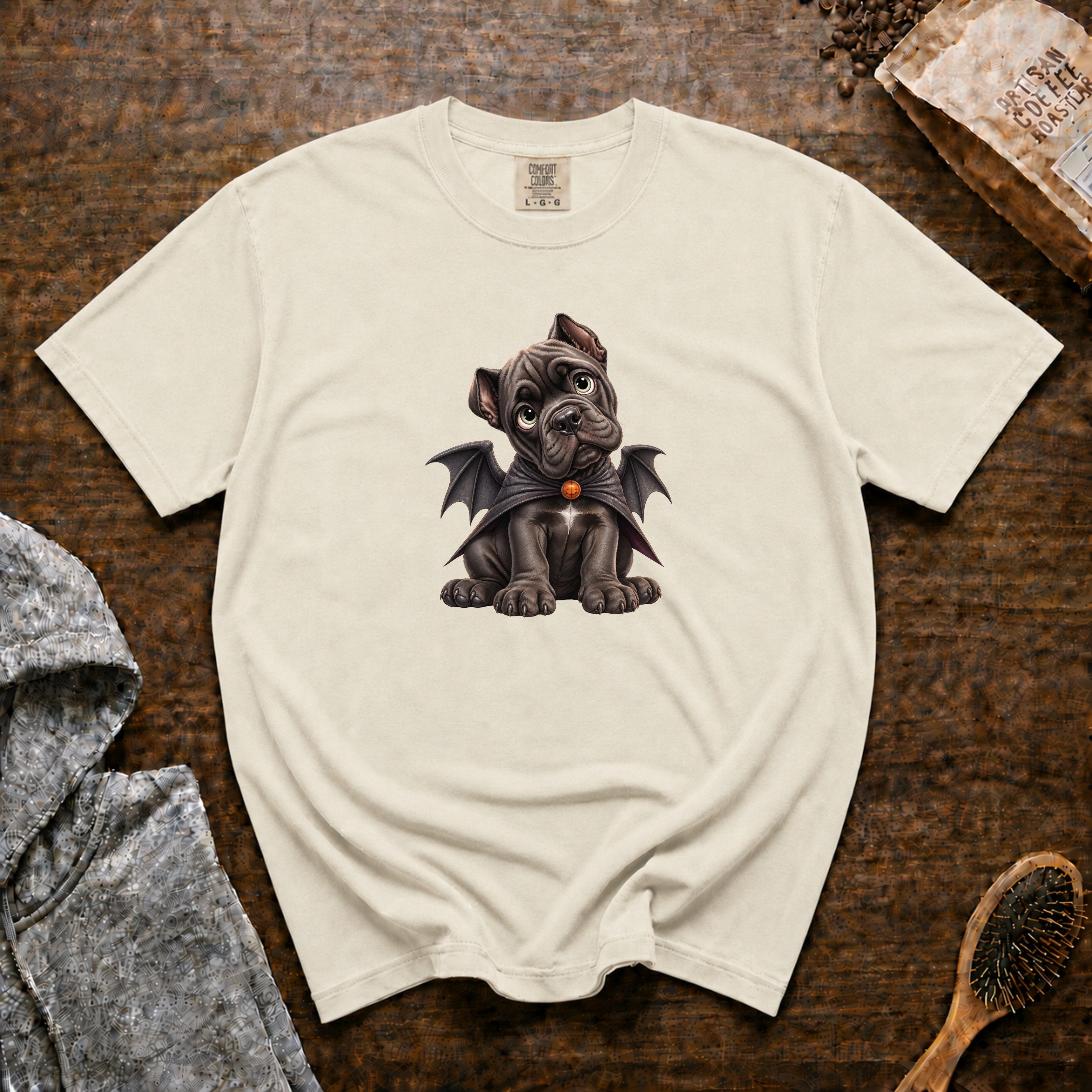 Halloween Cane Corso T-Shirt — Ivory