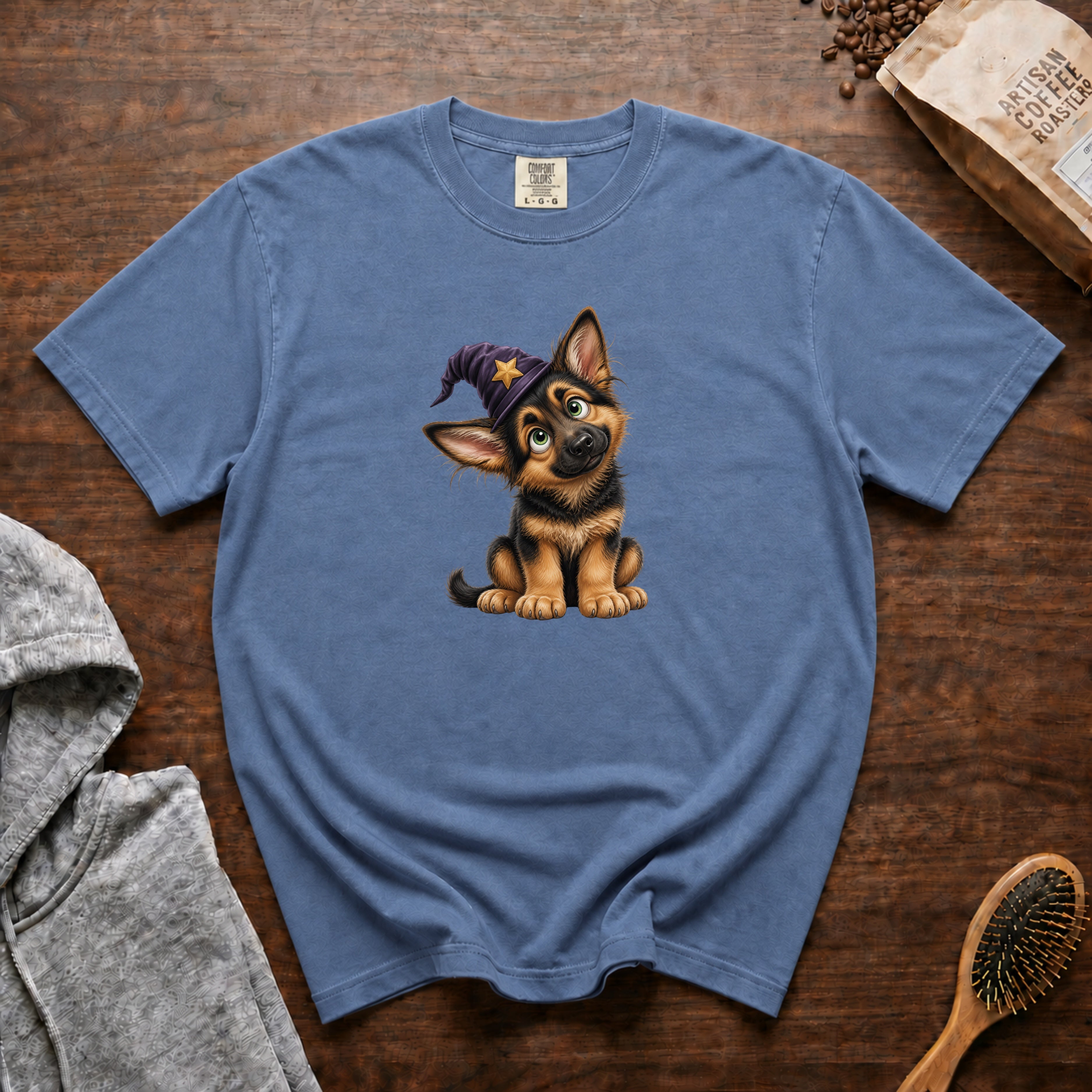 Halloween German Shepherd T-Shirt — Blue Jean