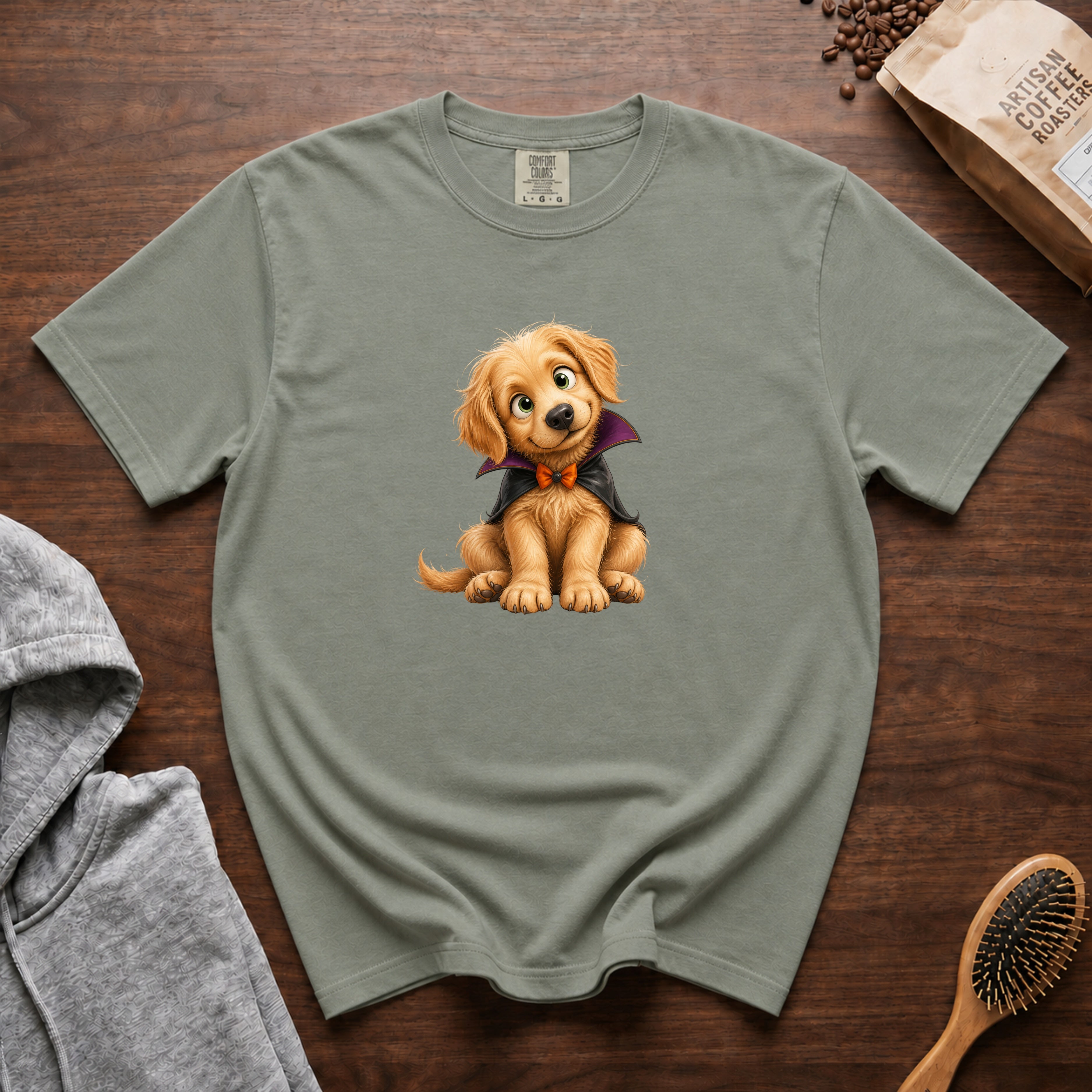 Halloween Golden Retriever T-Shirt — Bay