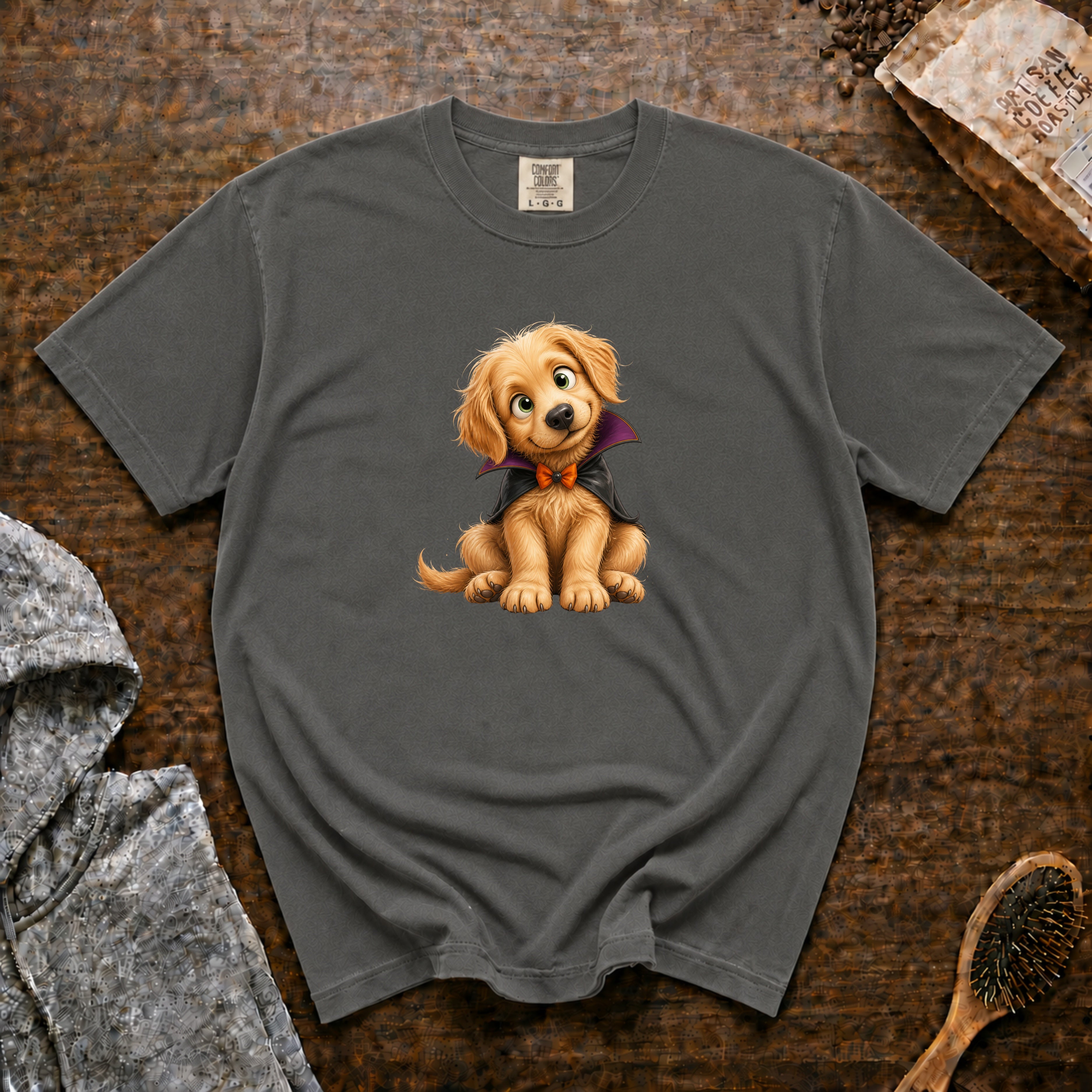Halloween Golden Retriever T-Shirt — Pepper