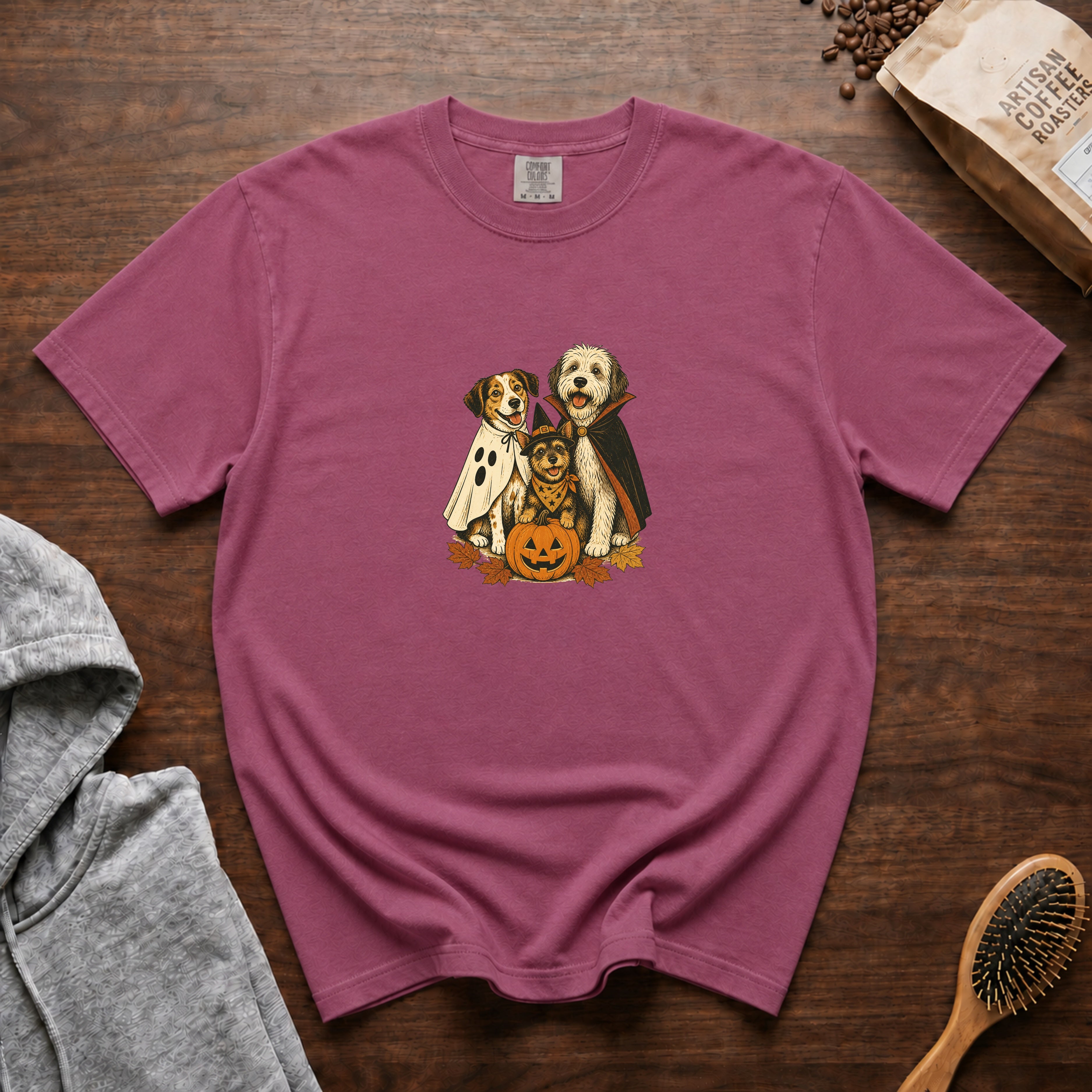 Halloween Group T-Shirt — Berry