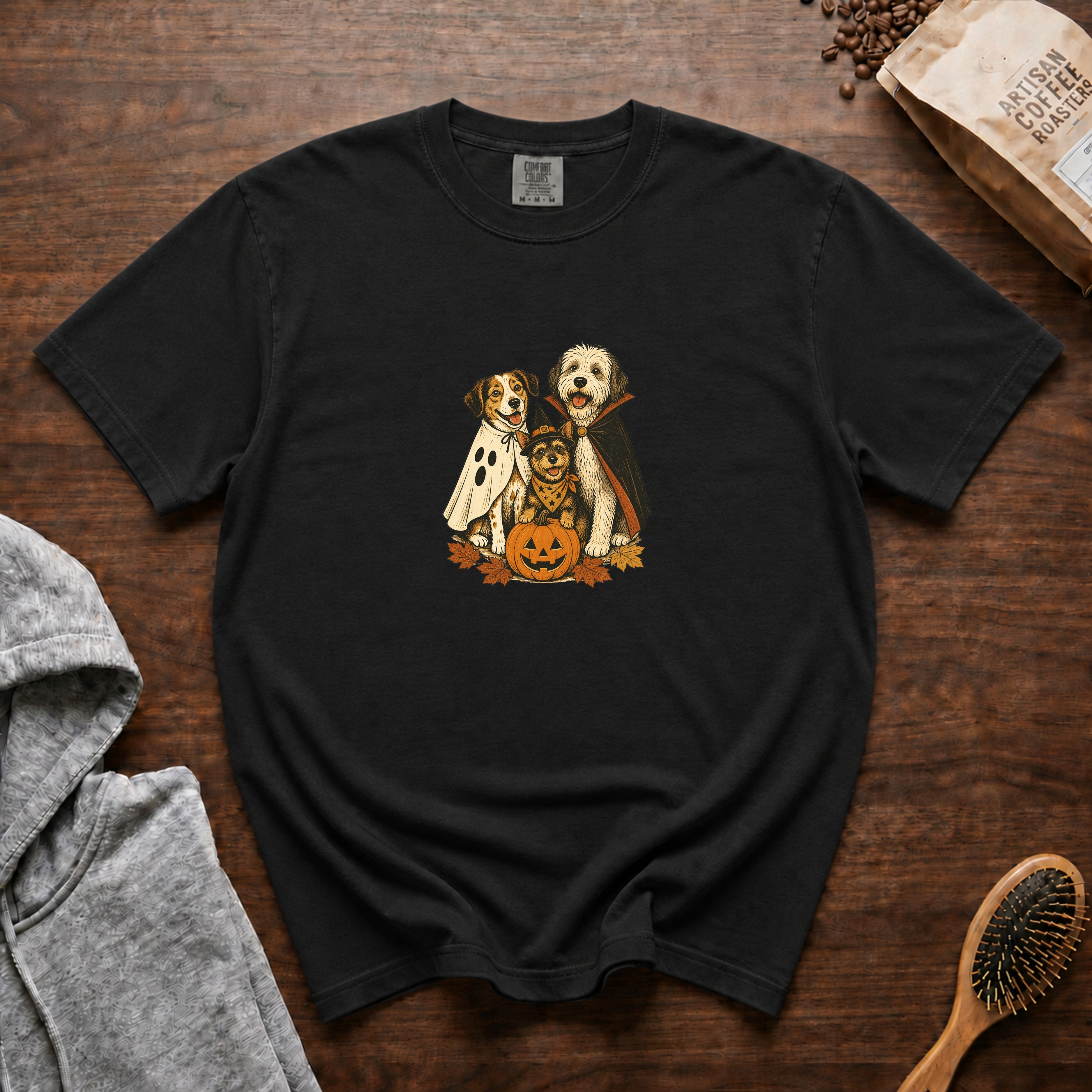 Halloween Group T-Shirt — Black
