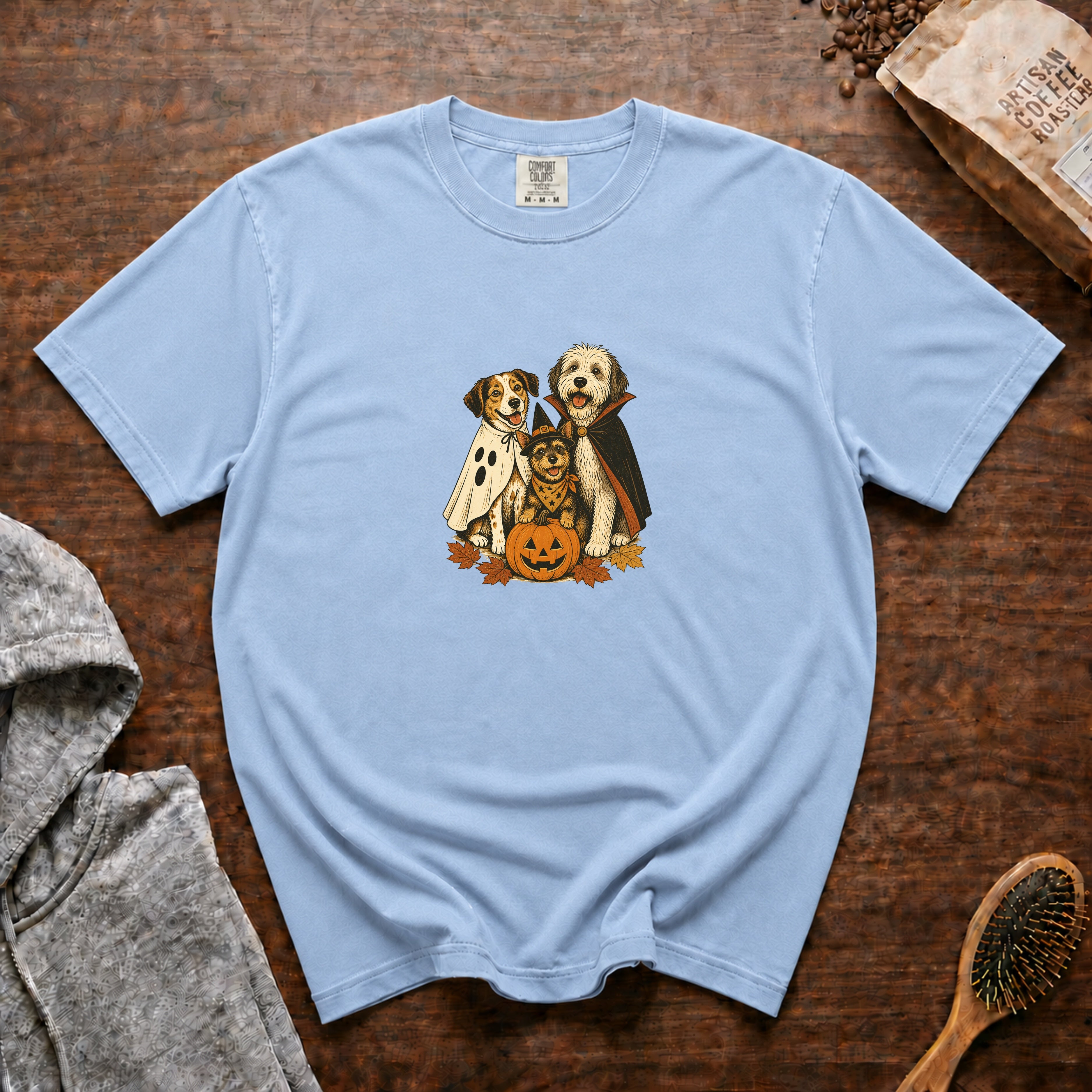 Halloween Group T-Shirt — Chambray