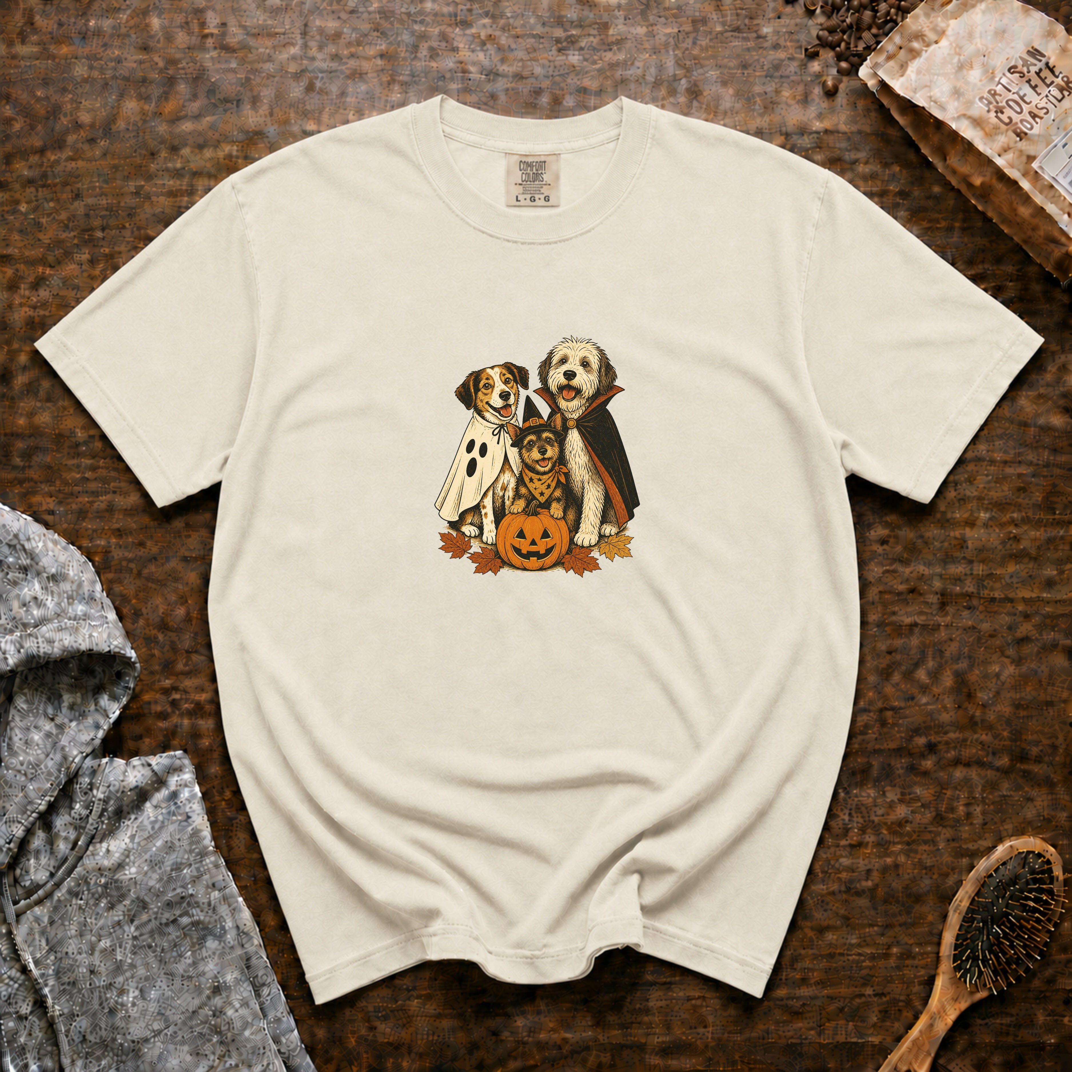 Halloween Group T-Shirt — Ivory