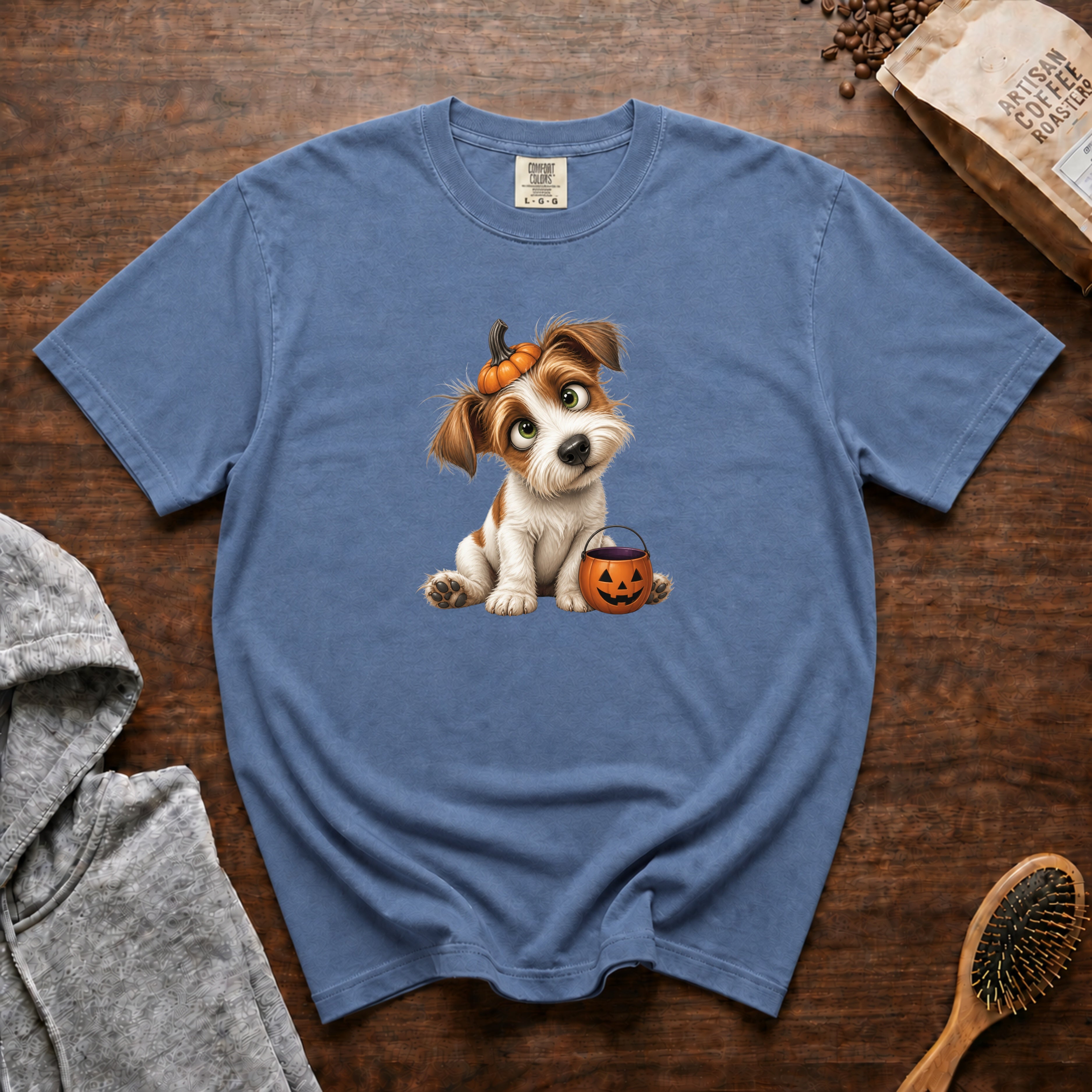 Halloween Jack Russell Terrier T-Shirt — Blue Jean
