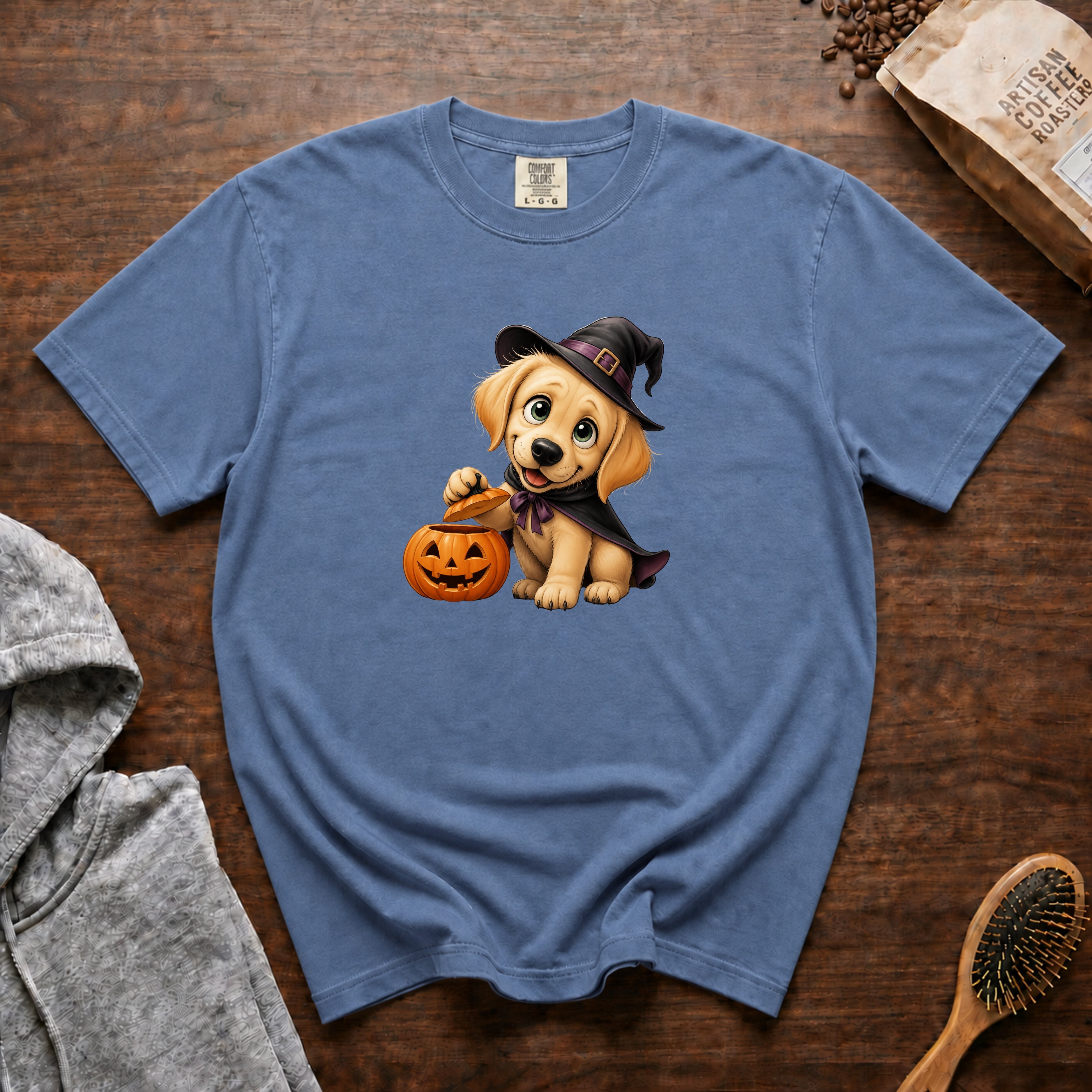 Halloween Labrador Retriever T-Shirt — Blue Jean