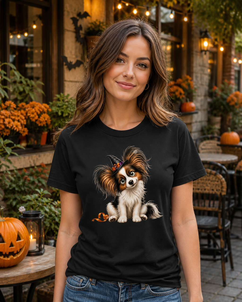 Halloween Papillon T-Shirt