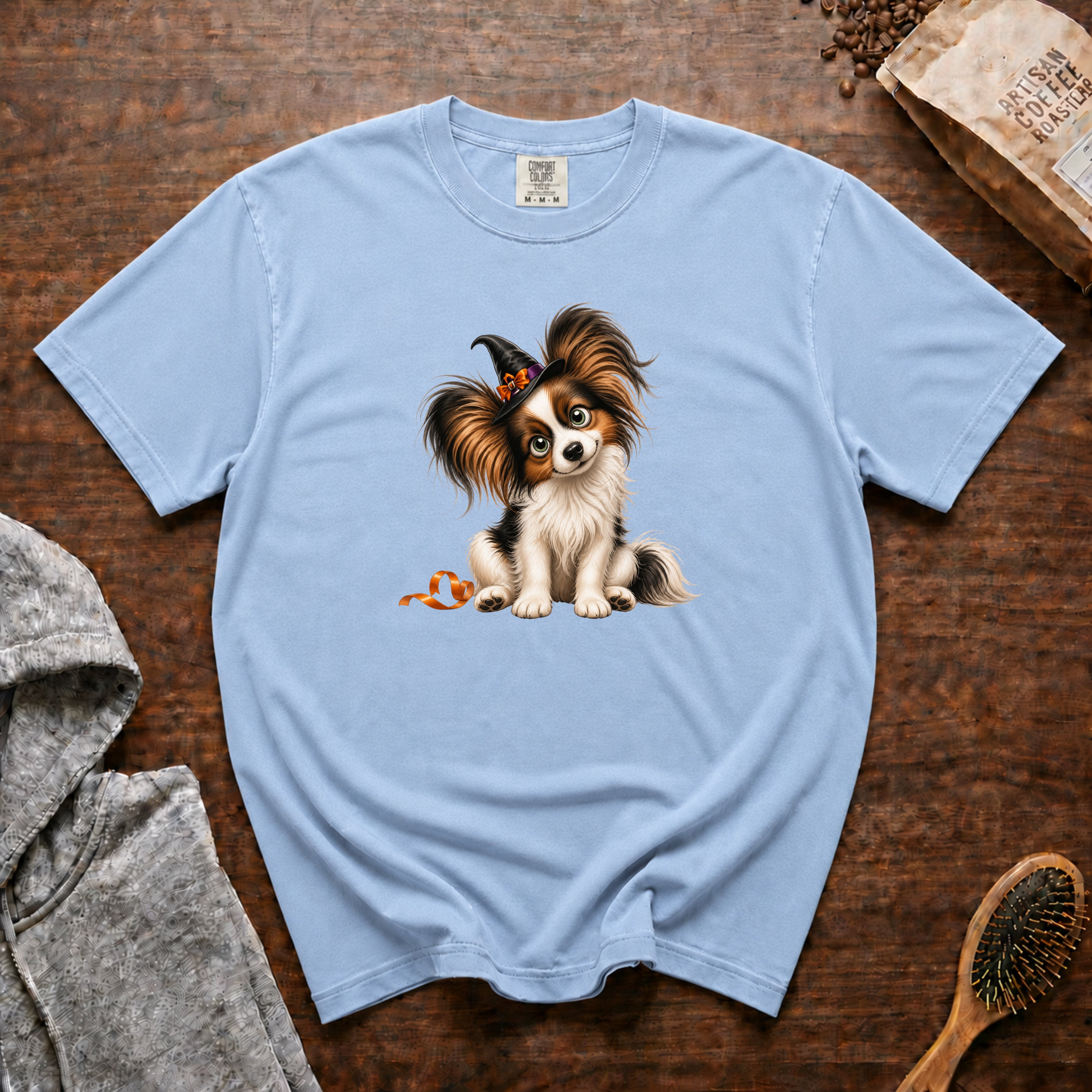 Halloween Papillon T-Shirt — Chambray