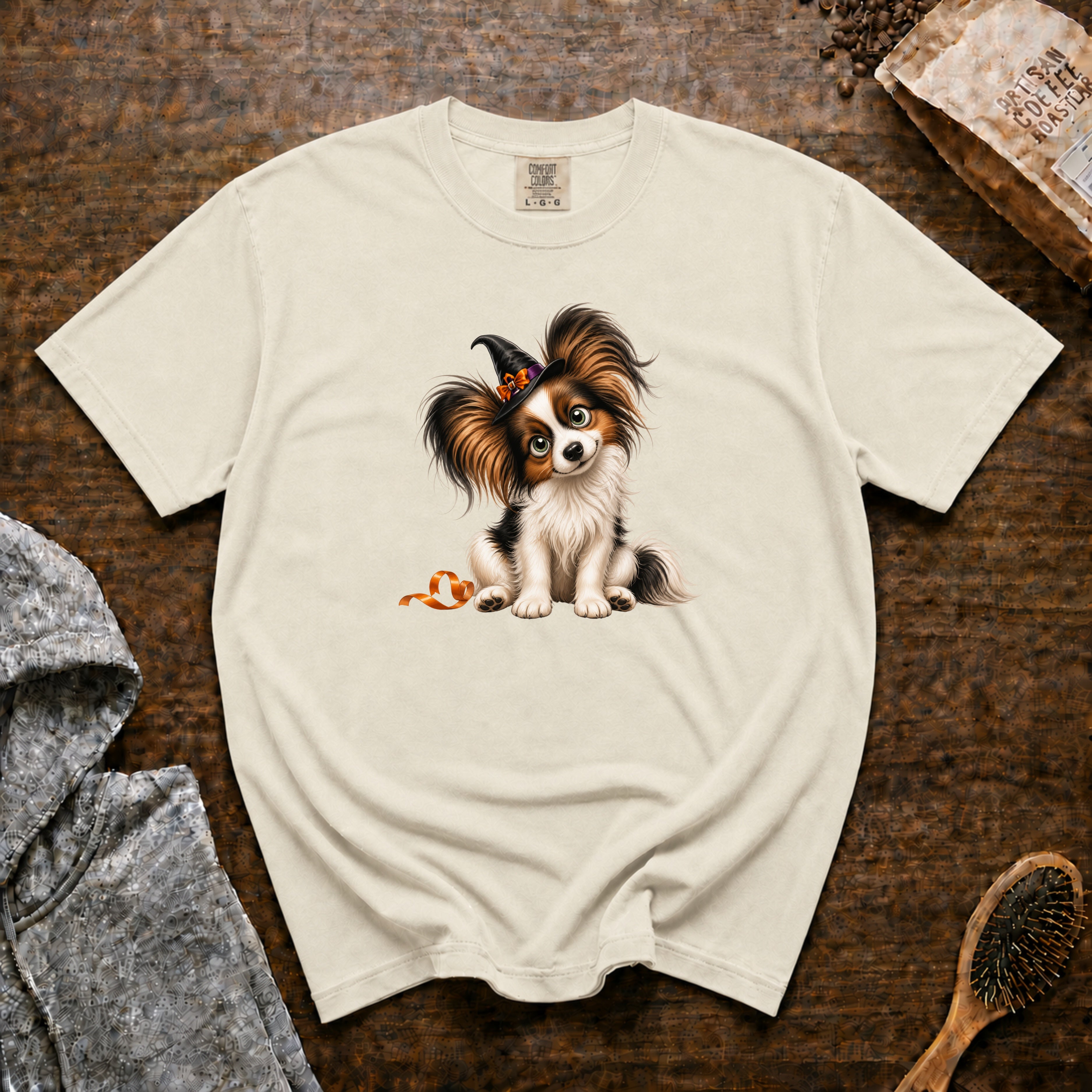 Halloween Papillon T-Shirt — Ivory