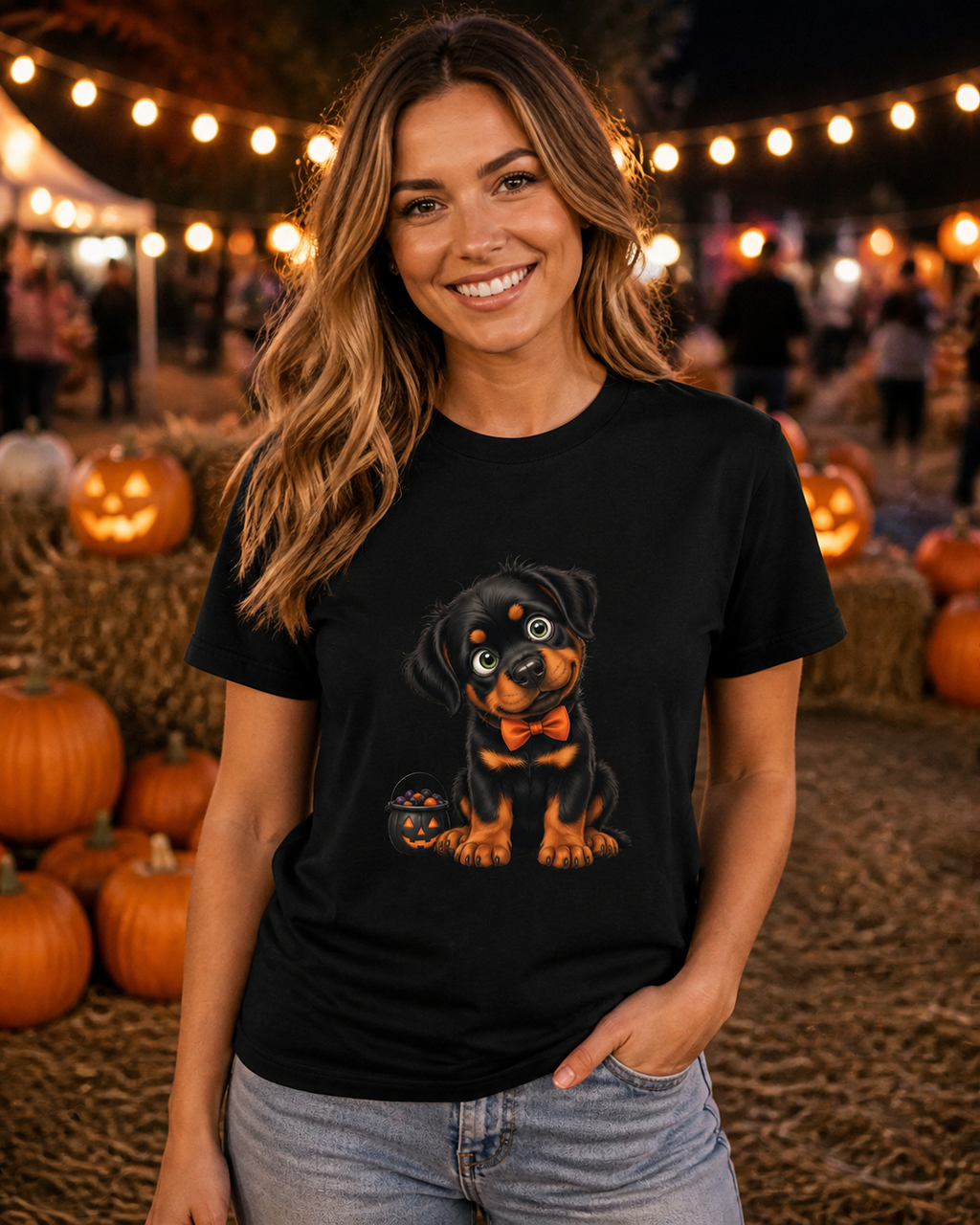 Halloween Rottweiler T-Shirt