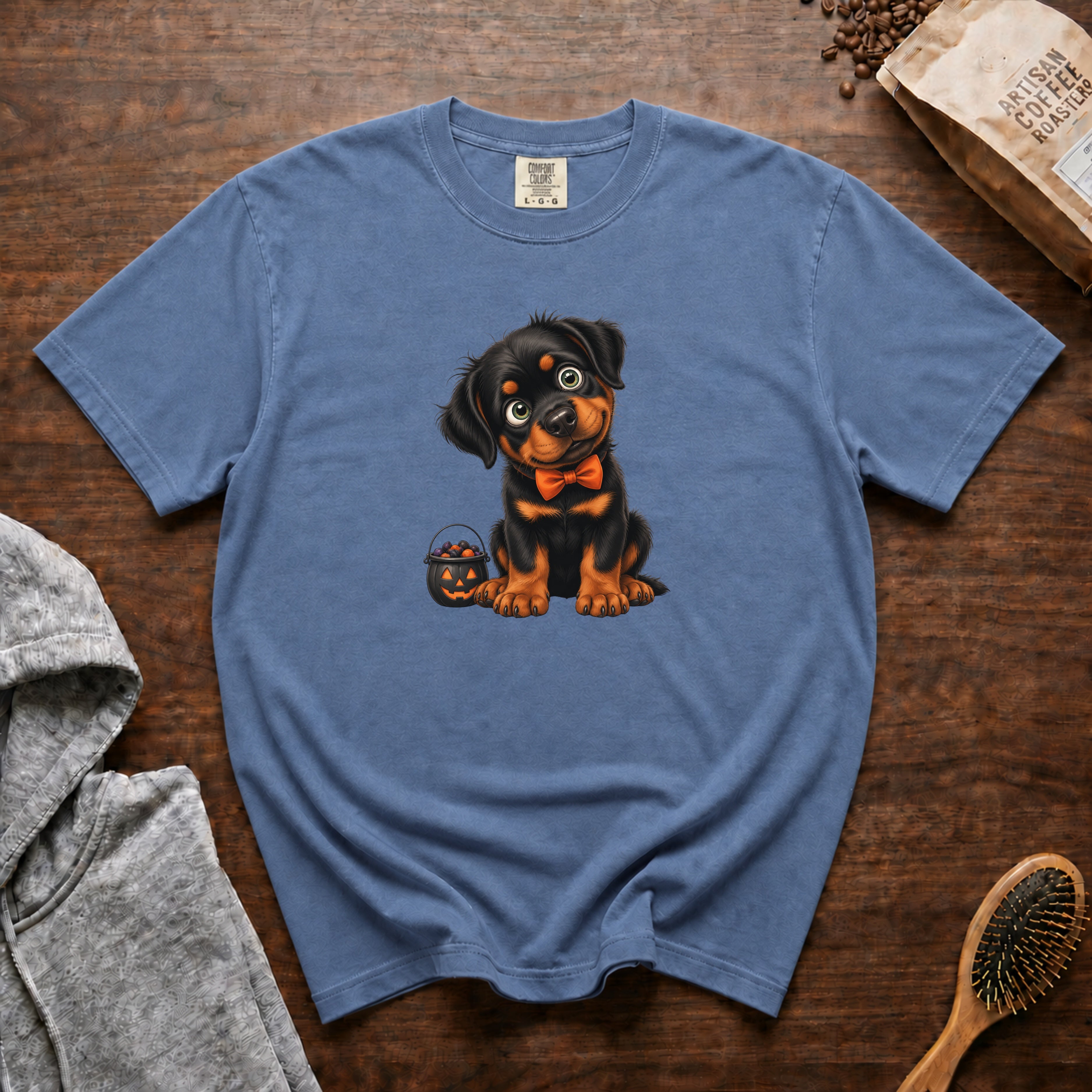 Halloween Rottweiler T-Shirt — Blue Jean