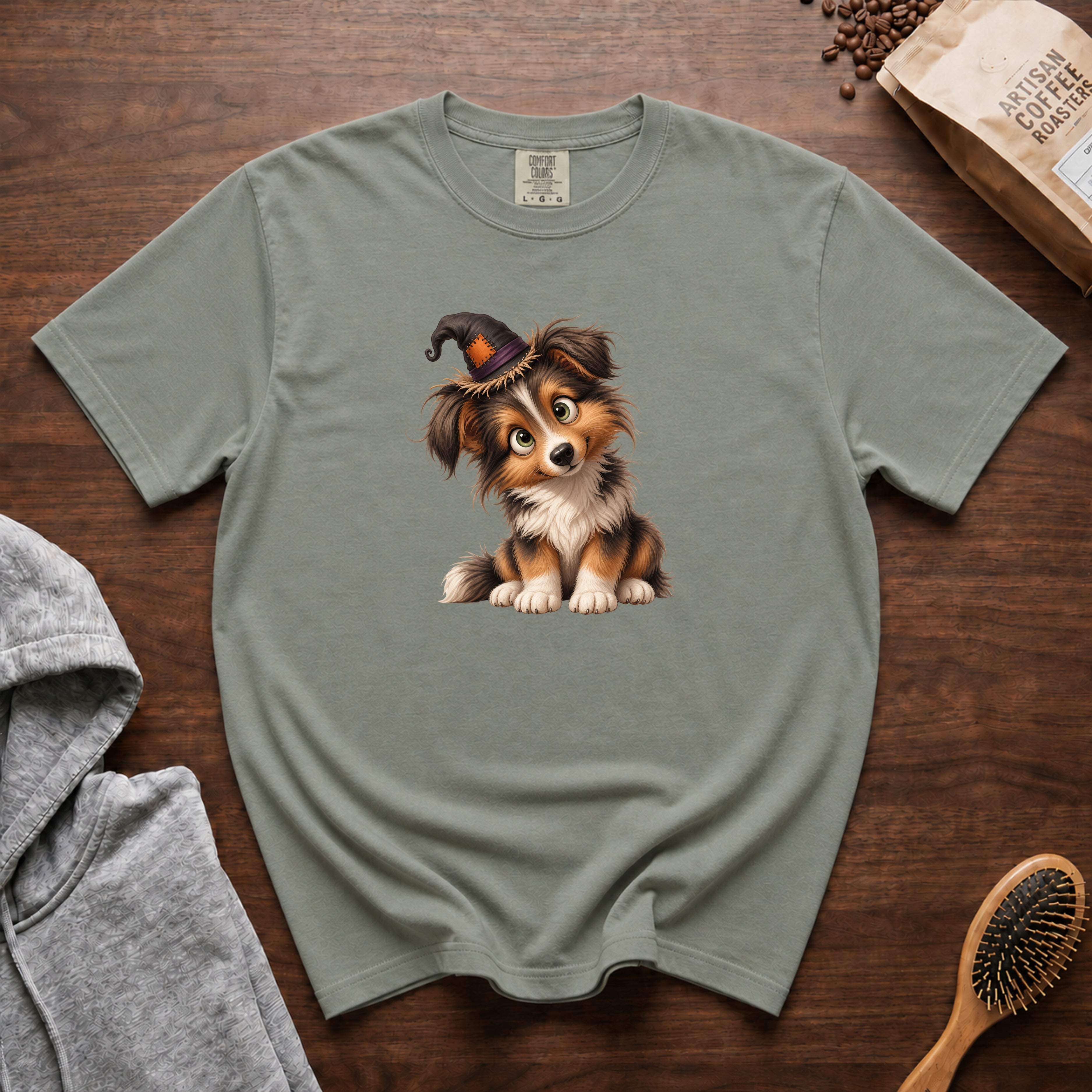 Halloween Shetland Sheepdog T-Shirt — Bay