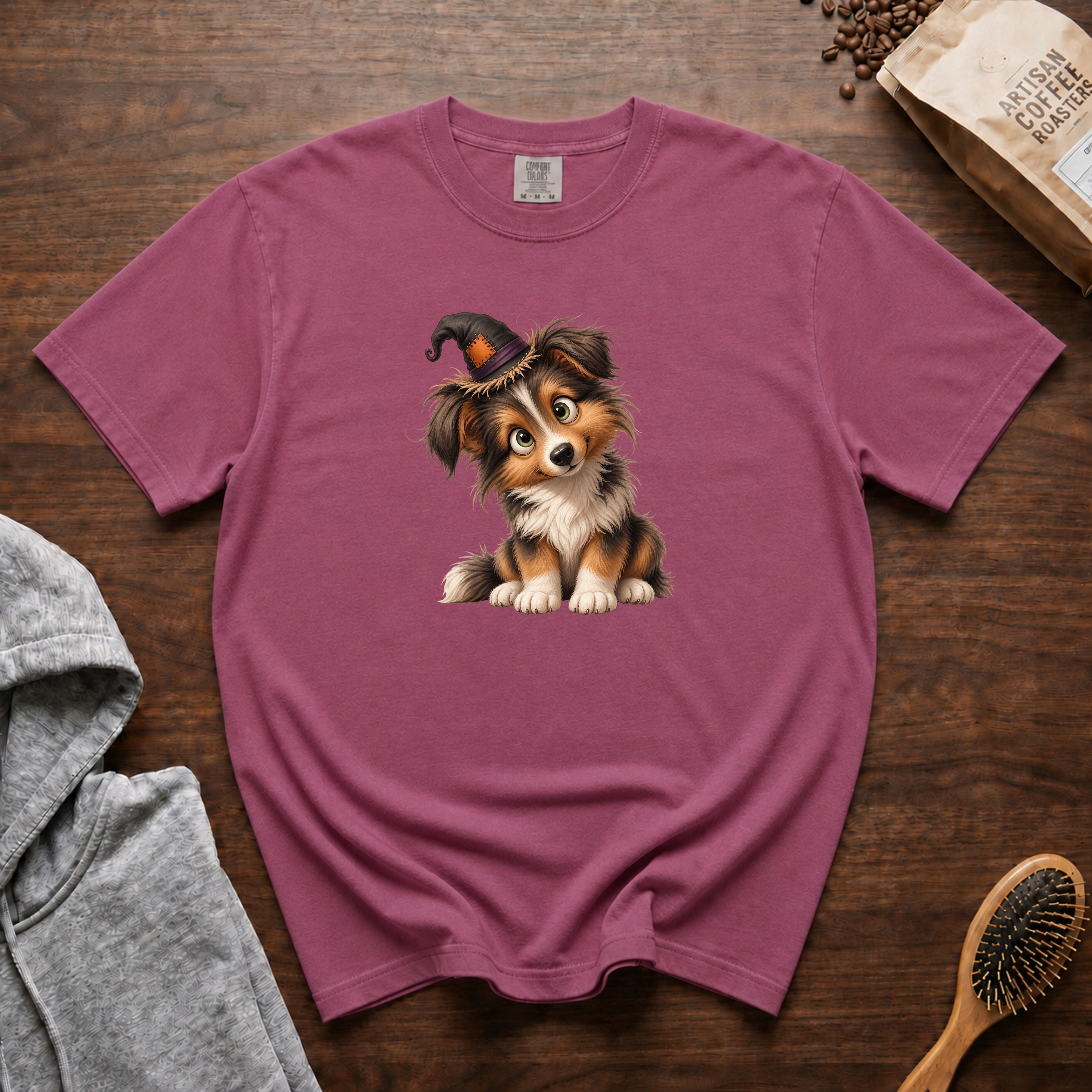Halloween Shetland Sheepdog T-Shirt — Berry