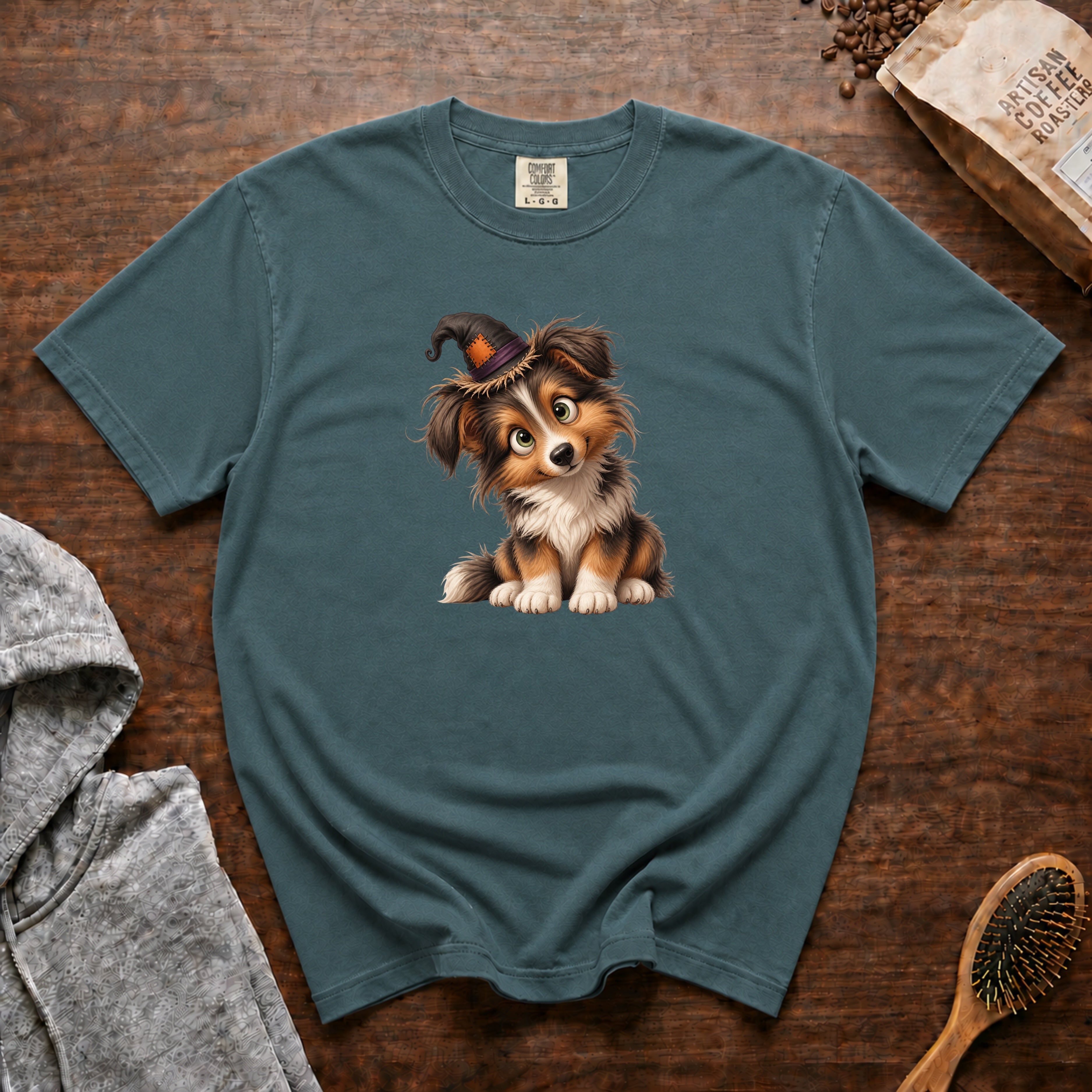 Halloween Shetland Sheepdog T-Shirt — Blue Spruce