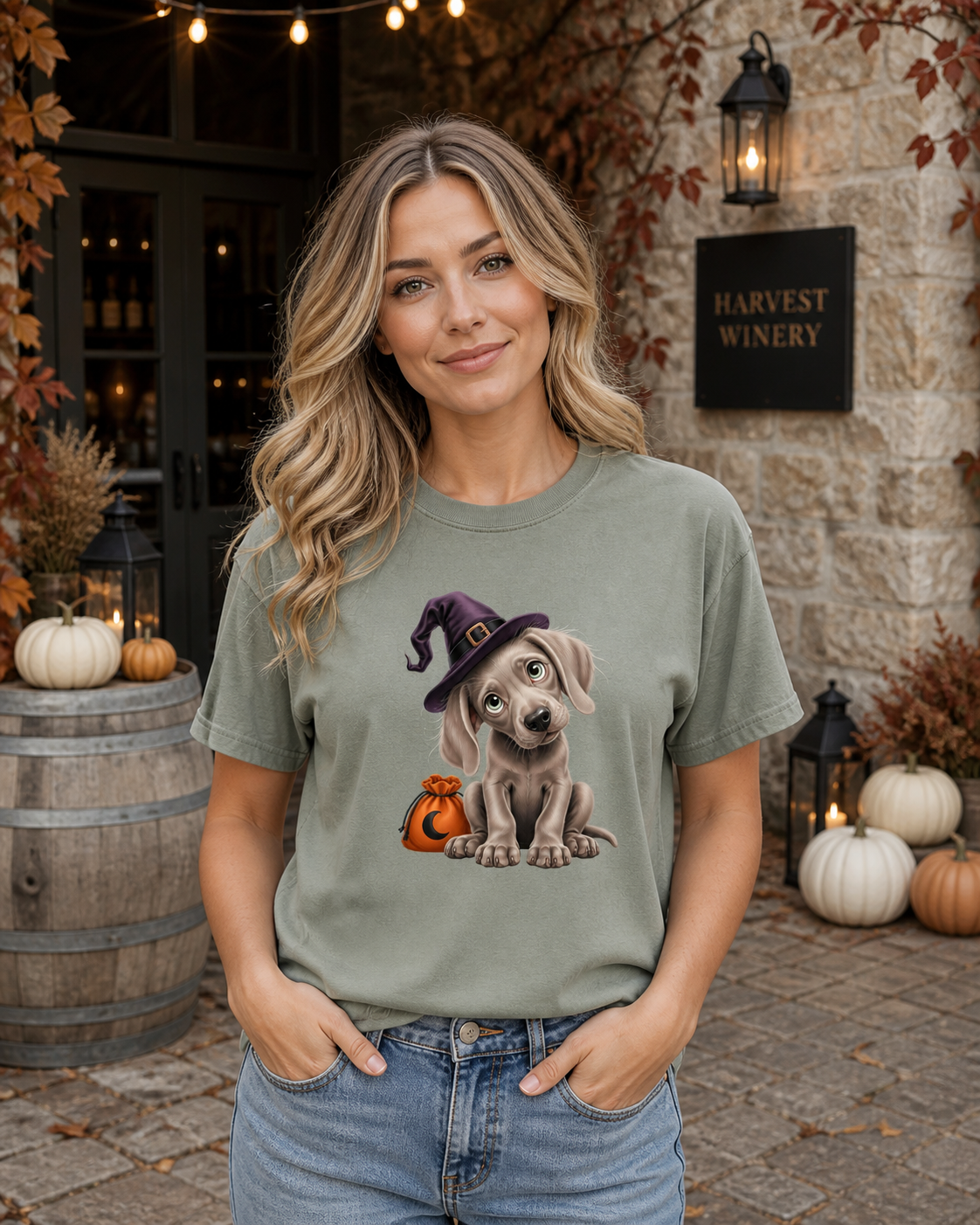 Halloween Weimaraner T-Shirt