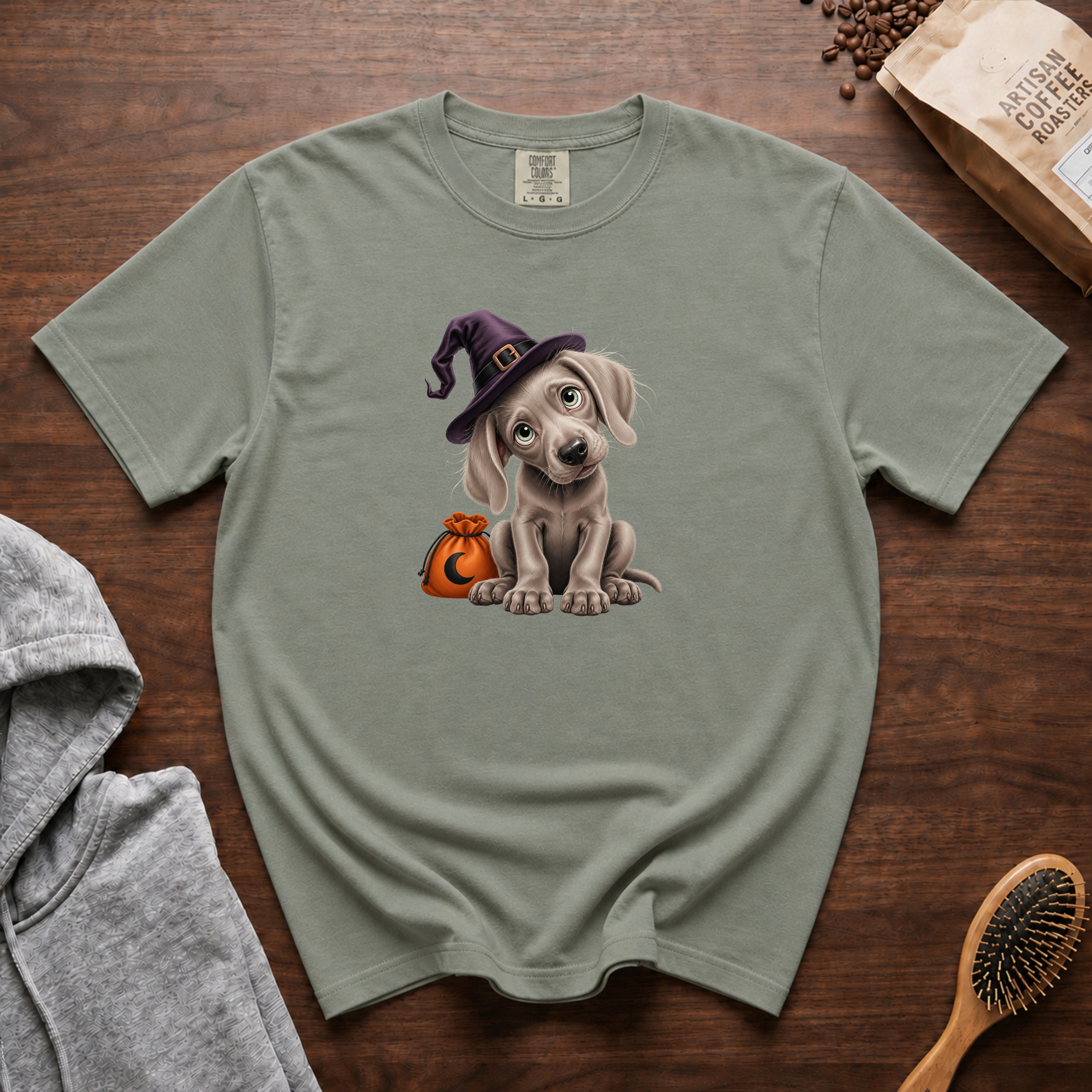 Halloween Weimaraner T-Shirt — Bay