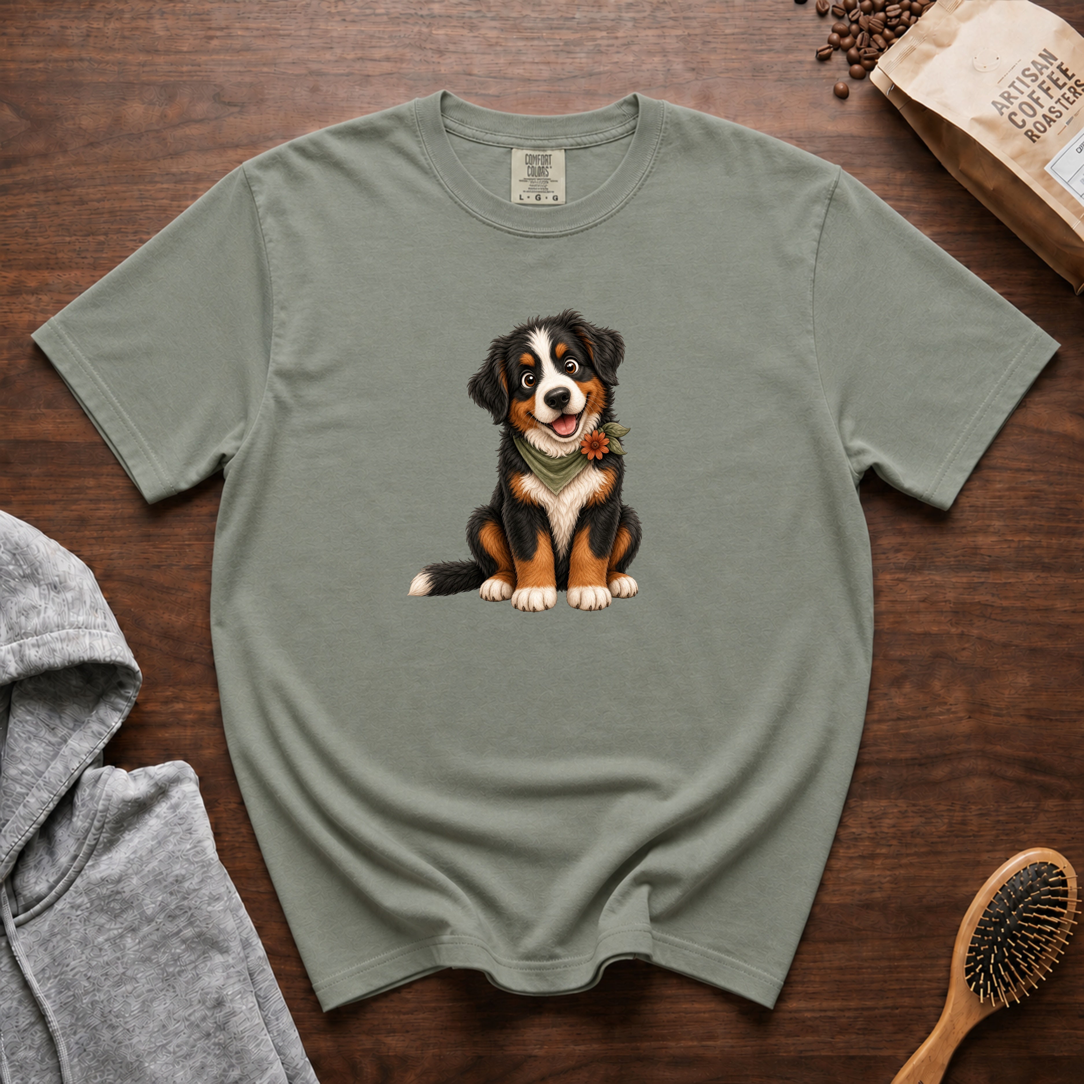 Happy Bernese T-Shirt — Bay