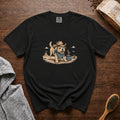 Happy Trails & Hot Coffee T-Shirt — Black