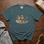 Happy Trails & Hot Coffee T-Shirt — Blue Spruce