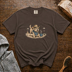 Happy Trails & Hot Coffee T-Shirt — Espresso
