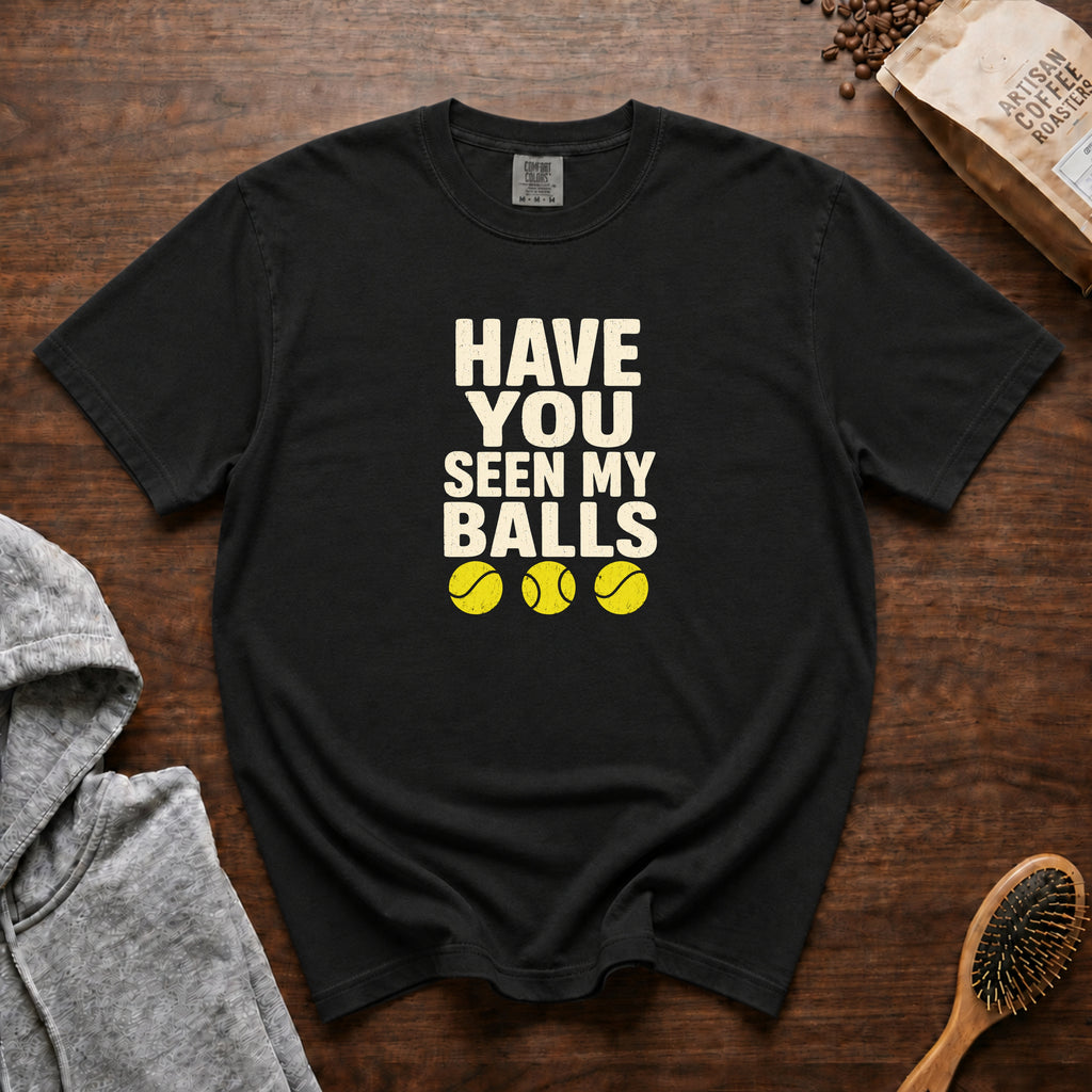 Have You Seen My Balls T-Shirt — Black