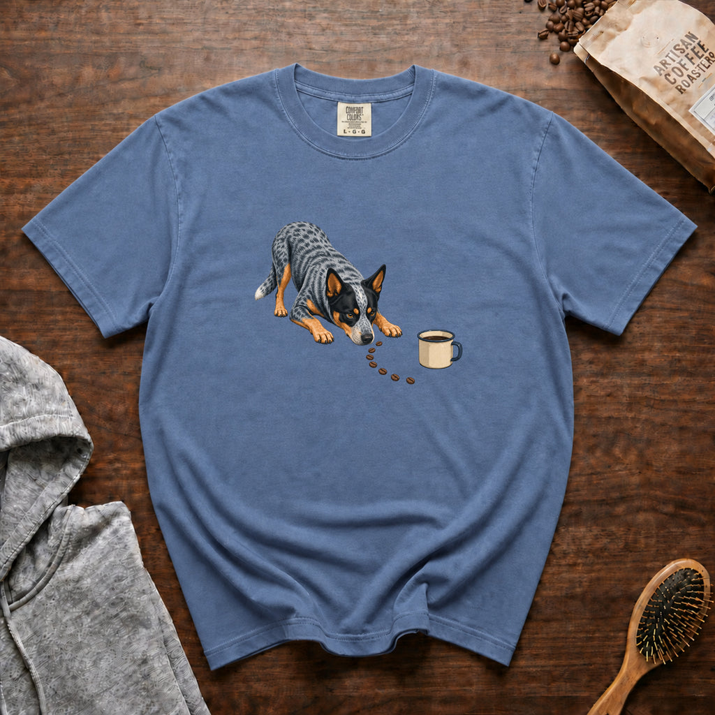 Herding The Beans T-Shirt — Blue Jean