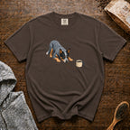 Herding The Beans T-Shirt — Espresso