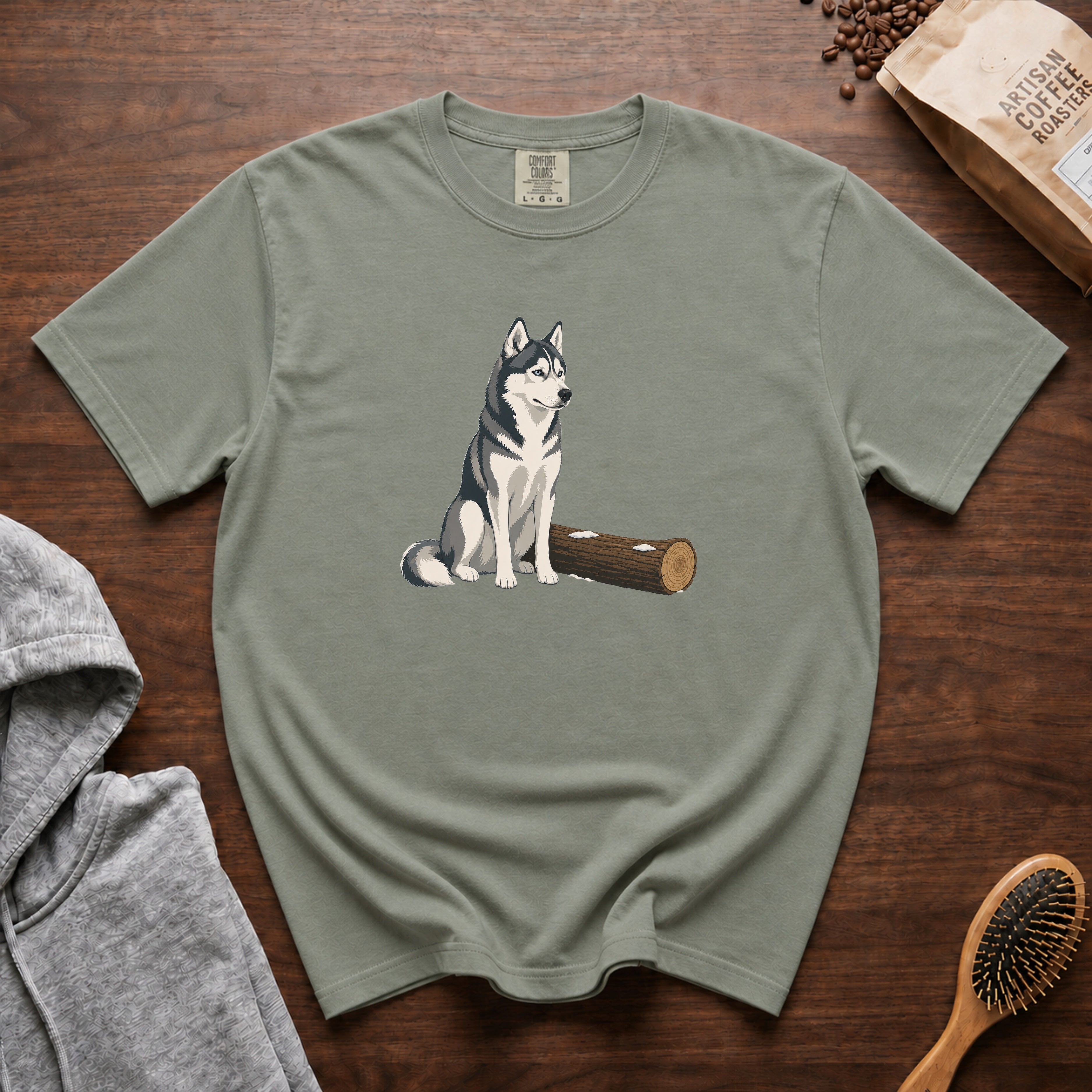 Husky Camp T-Shirt — Bay