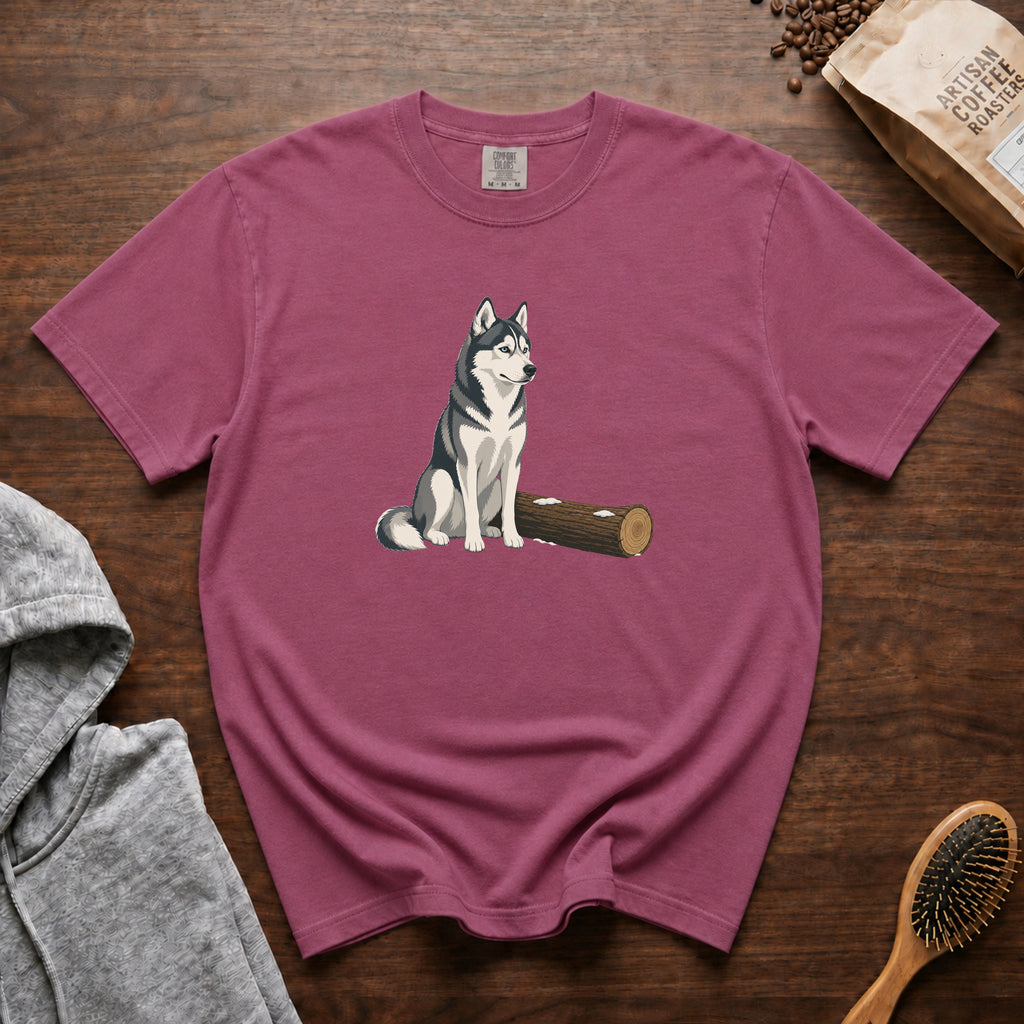 Husky Camp T-Shirt — Berry