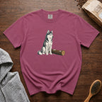 Husky Camp T-Shirt — Berry