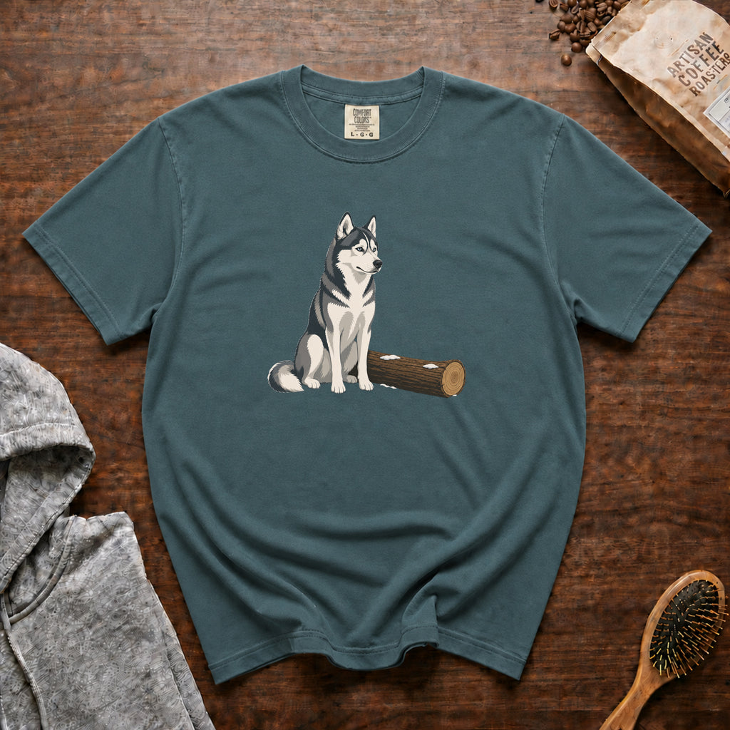 Husky Camp T-Shirt — Blue Spruce