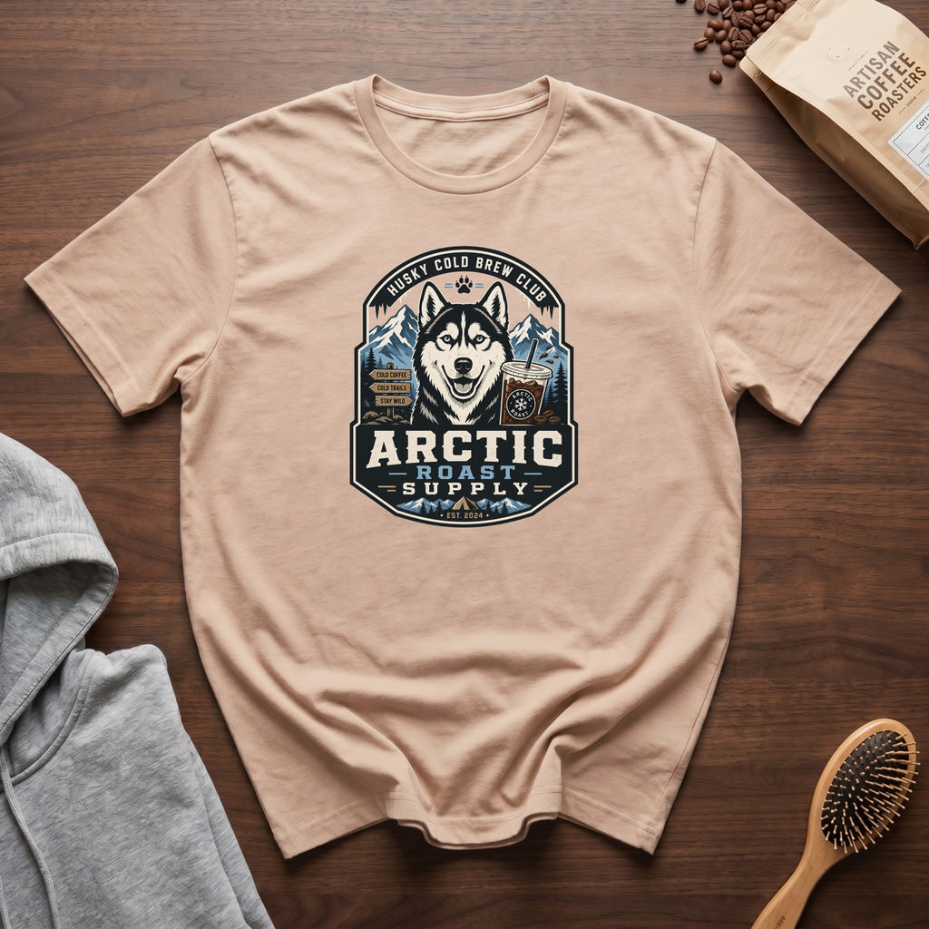 Husky Cold Brew Club T-Shirt — Ivory