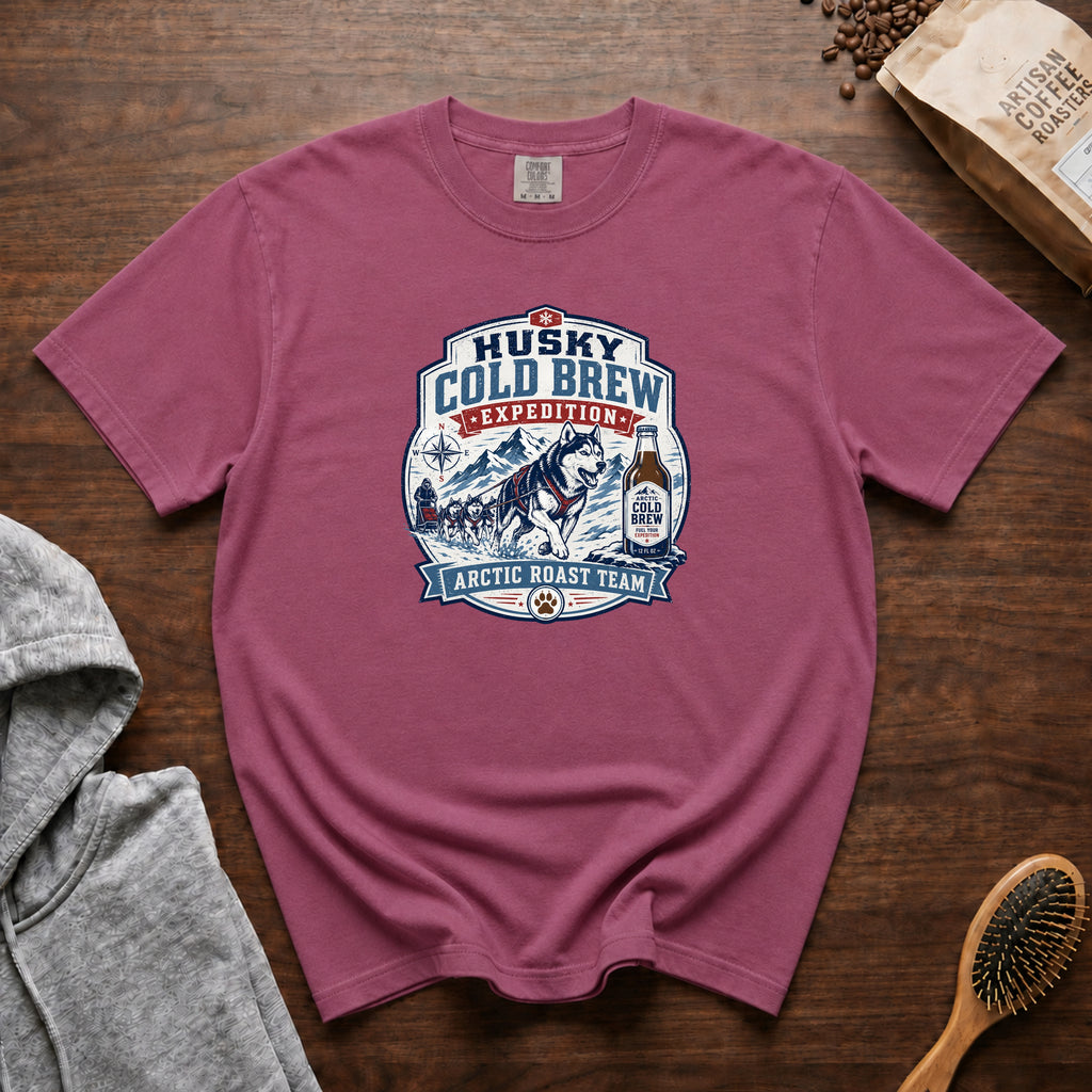Husky Cold Brew Expedition 1 T-Shirt — Berry