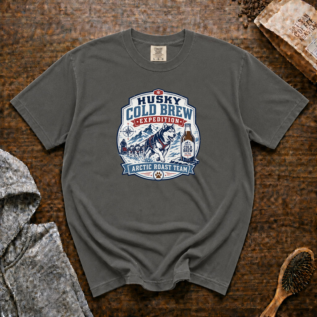 Husky Cold Brew Expedition 1 T-Shirt — Pepper