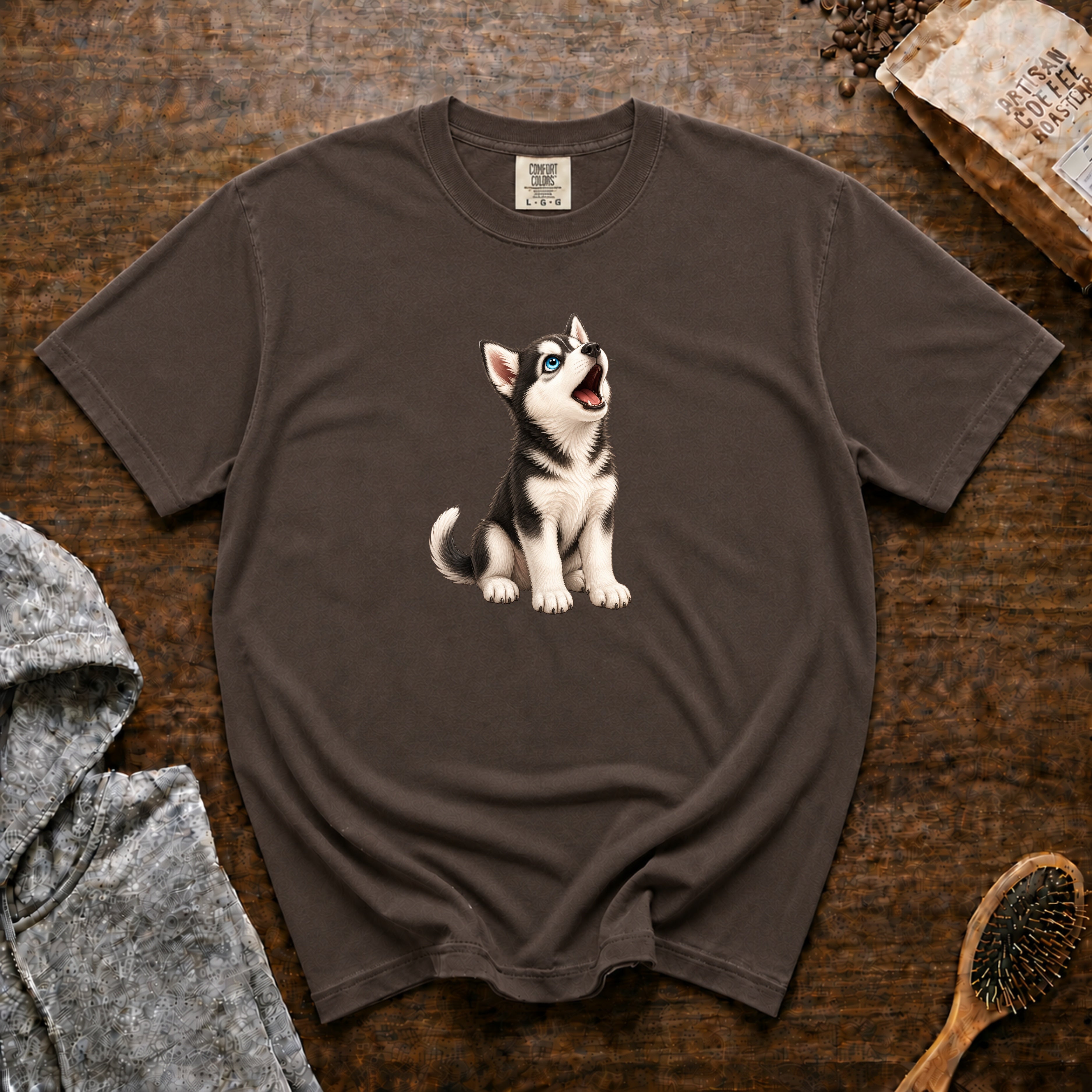 Husky Song T-Shirt — Espresso