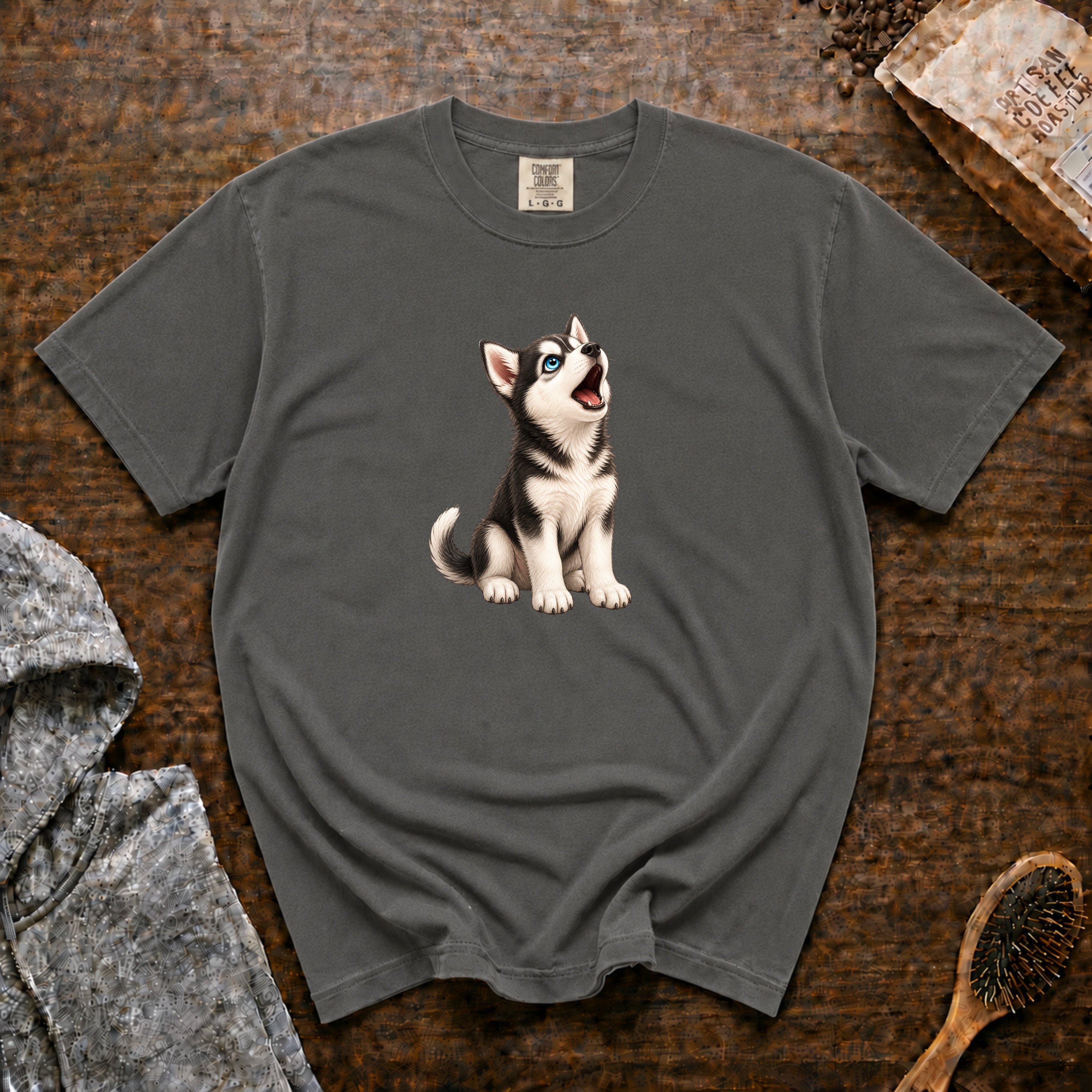 Husky Song T-Shirt — Pepper