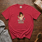 I Made It To The Coffee Maker T-Shirt — Crimson