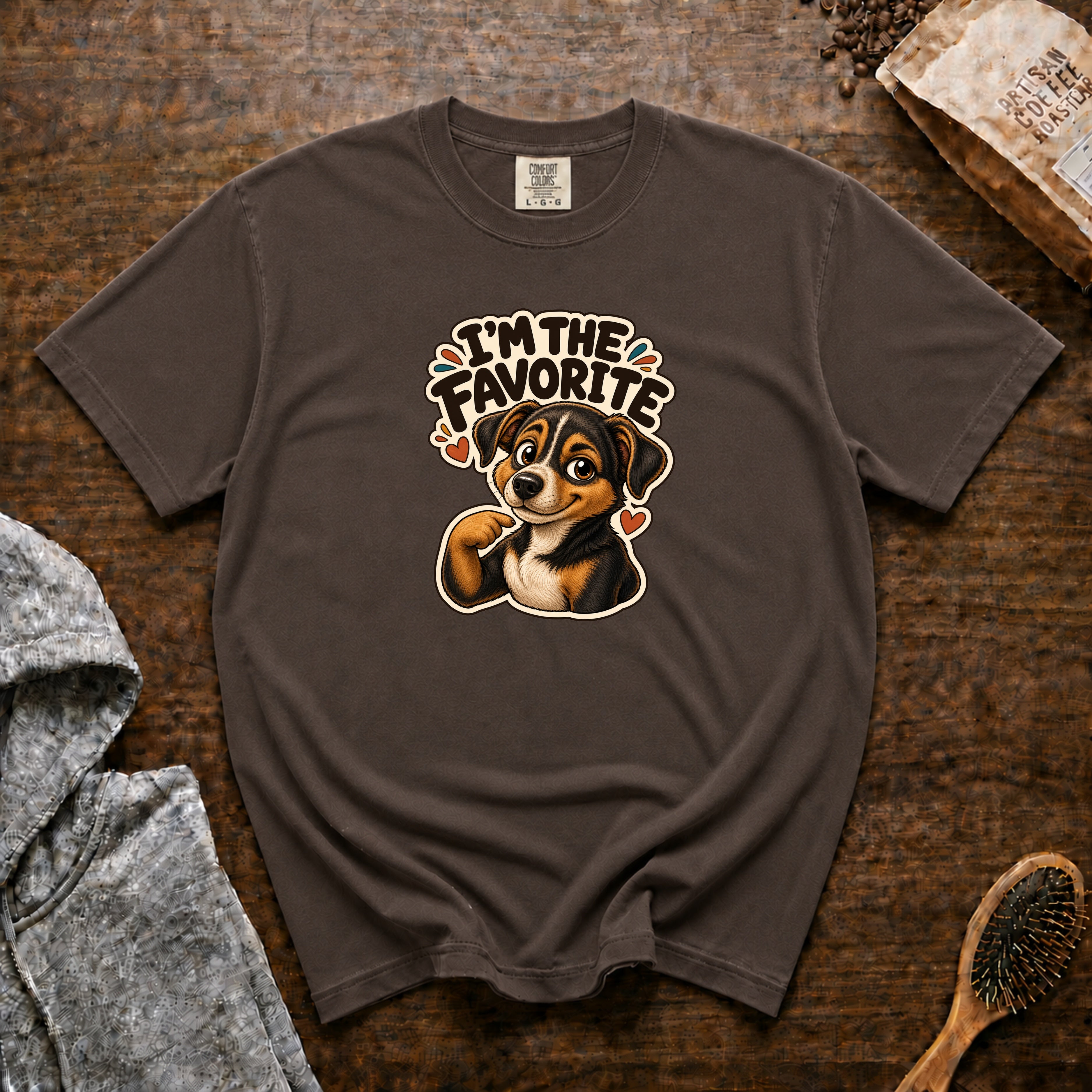 I'M The Favorite T-Shirt — Espresso