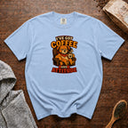 I'Ve Got Coffee And Attitude T-Shirt — Chambray