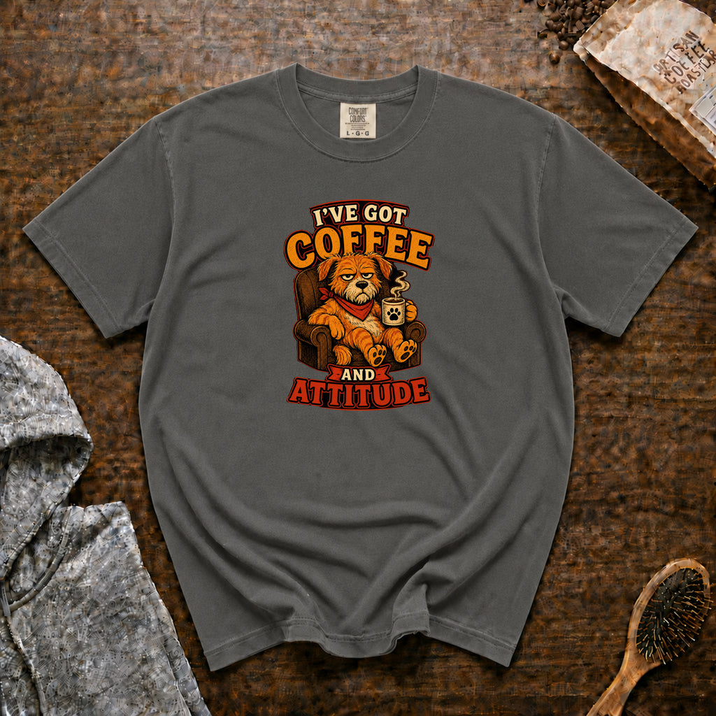 I'Ve Got Coffee And Attitude T-Shirt — Pepper